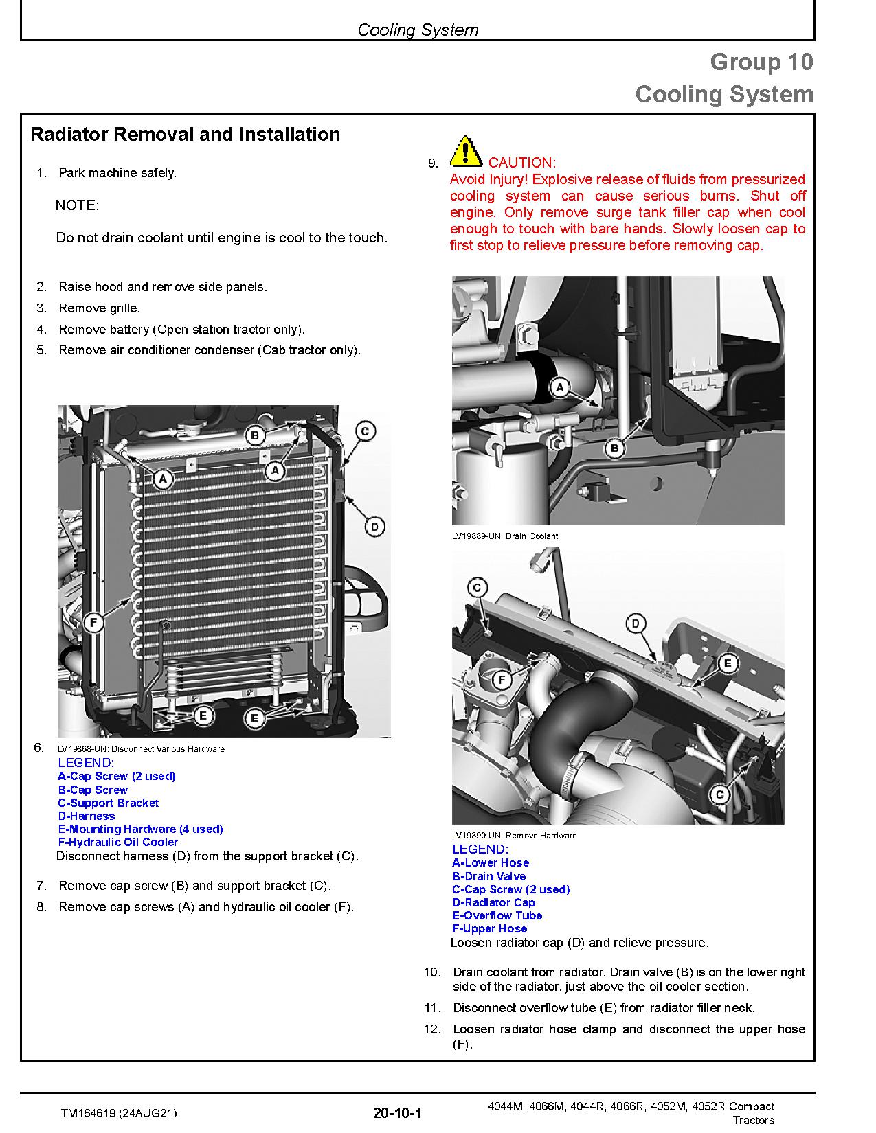 John Deere 4044M 4044R 4052M 4052R 4066M 4066R Compact Tractors Diagnostic Repair Manual TM164619 (2)
