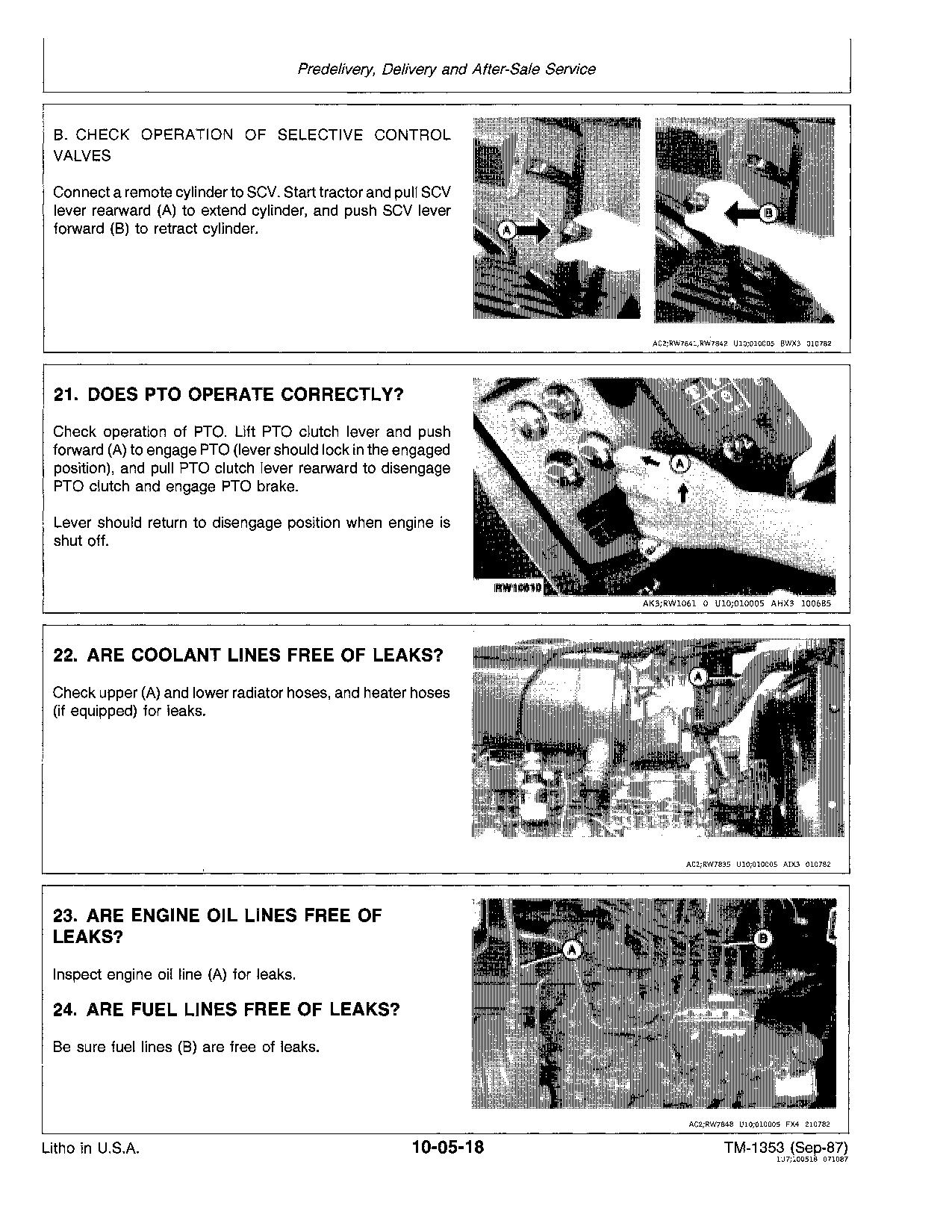 John Deere 4050 4250 4450 Tractors Repair Manual TM1353 (2)
