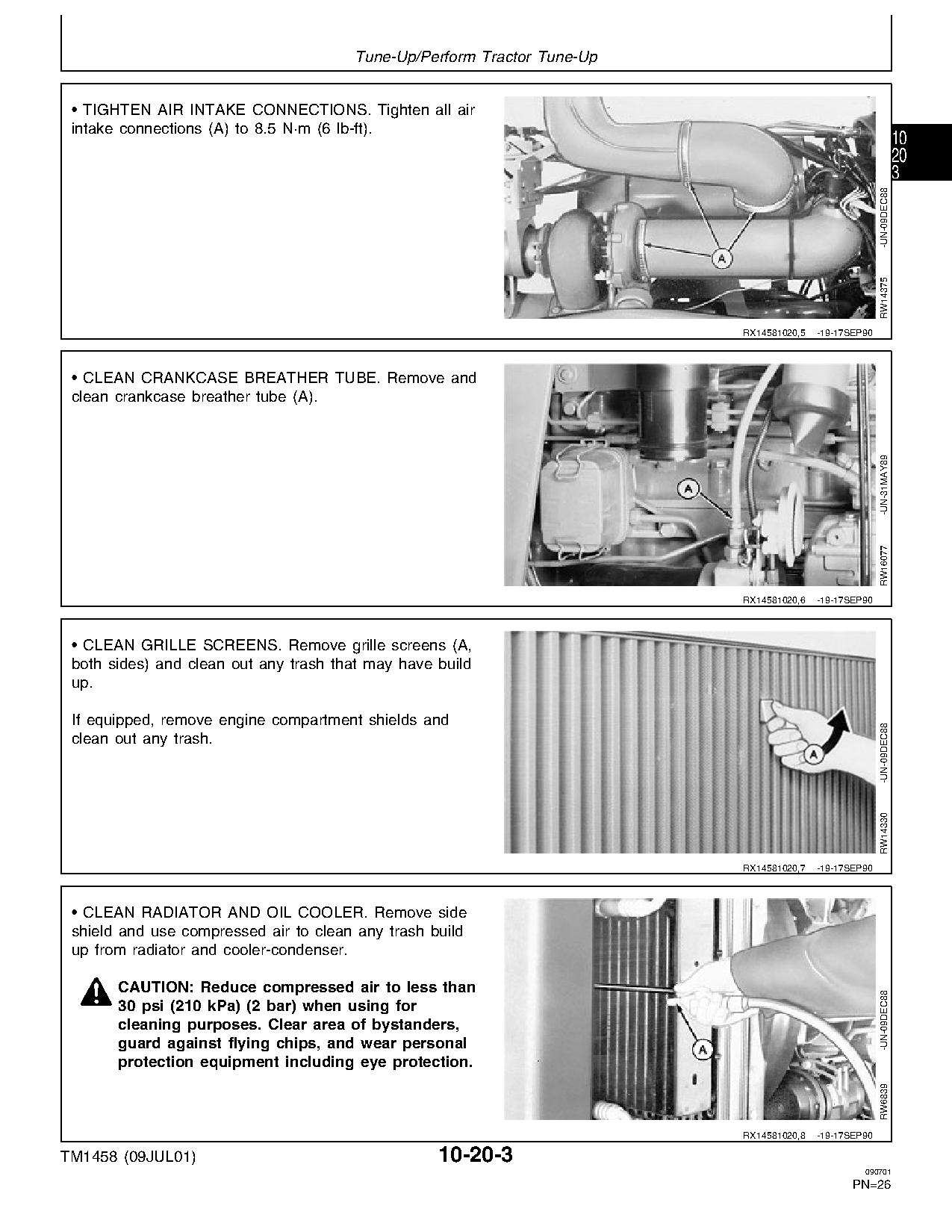 John Deere 4055 4255 4455 Tractors Repair Manual TM1458 (2)