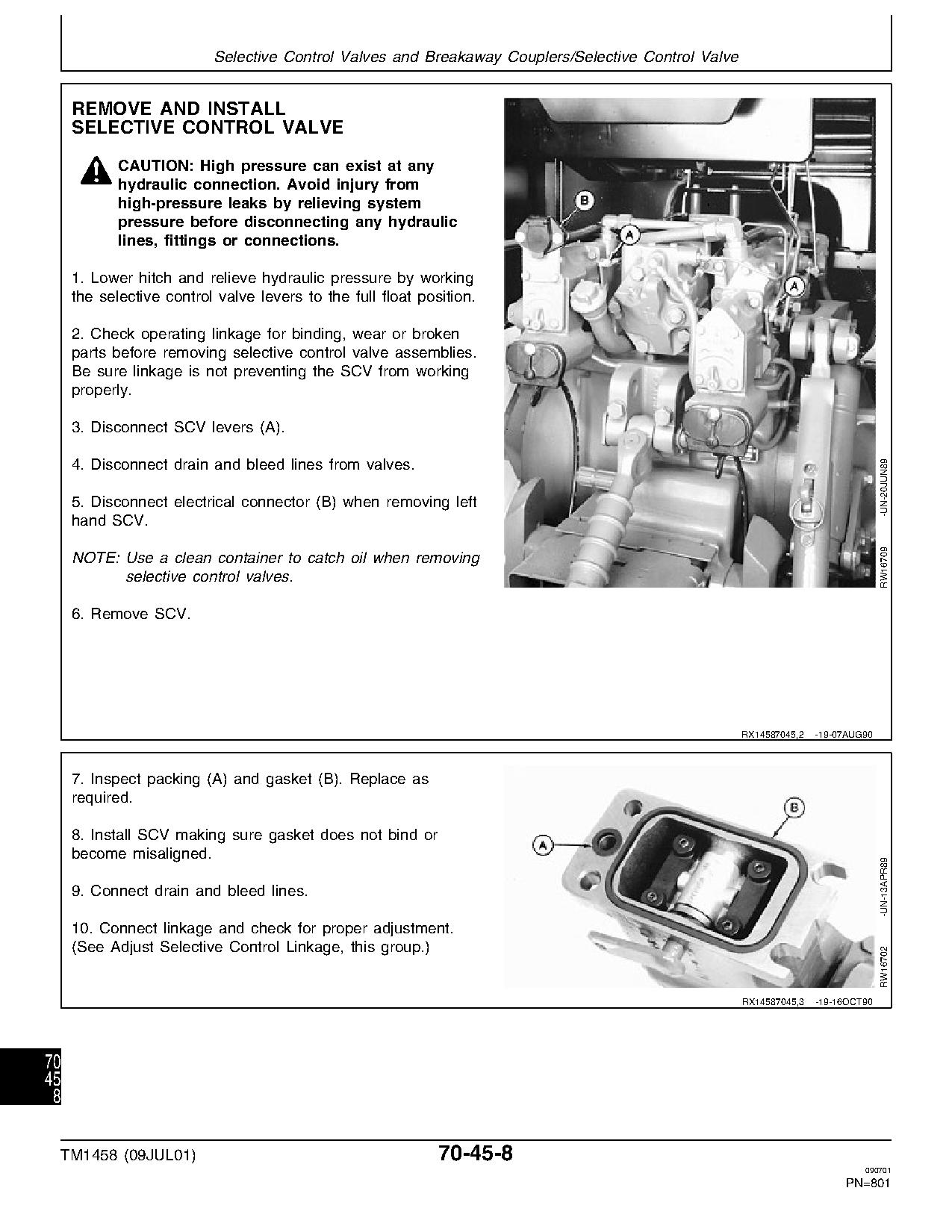John Deere 4055 4255 4455 Tractors Repair Manual TM1458 (4)
