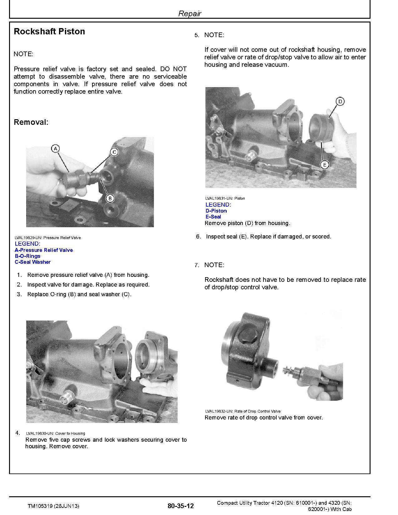 John Deere 4120 4320 Compact Utility Tractors with Cab Technical Manual TM105319 (4)