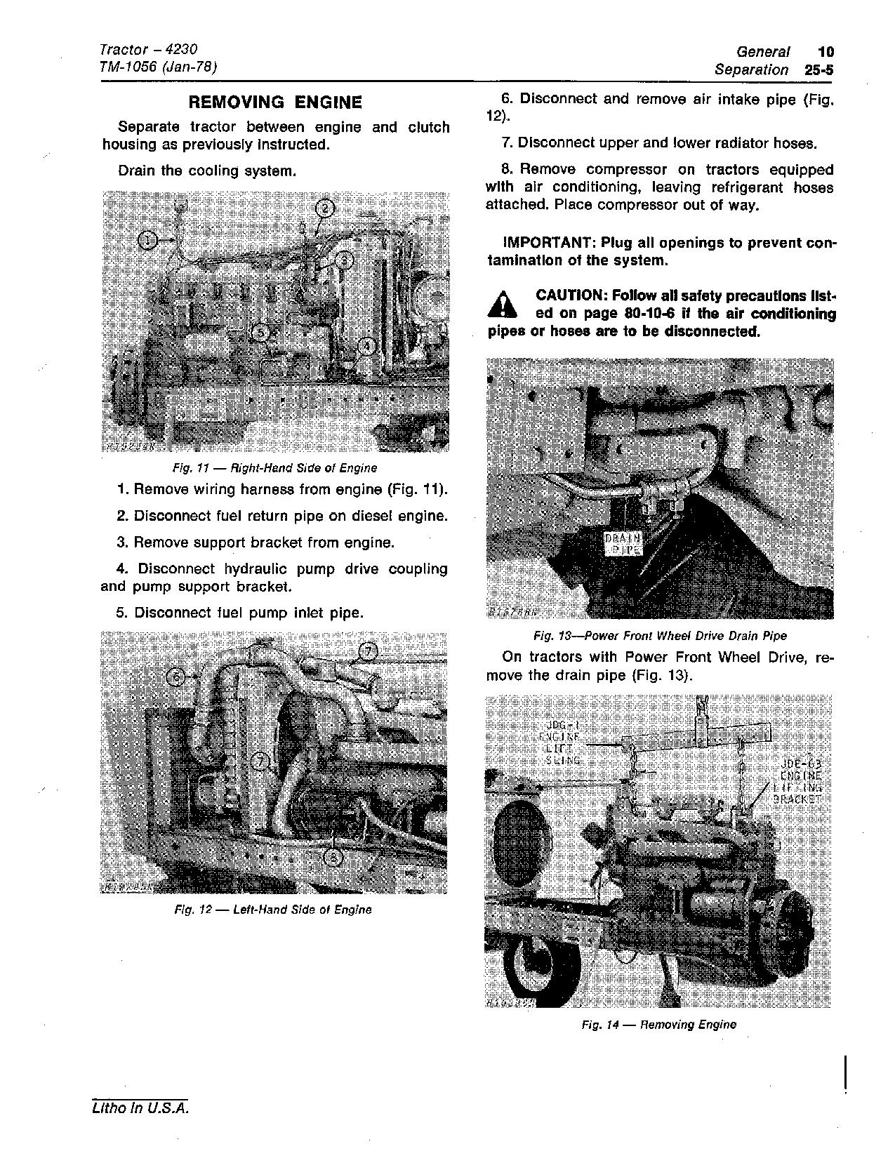 John Deere 4230 Tractors Technical Manual TM1056 (2)