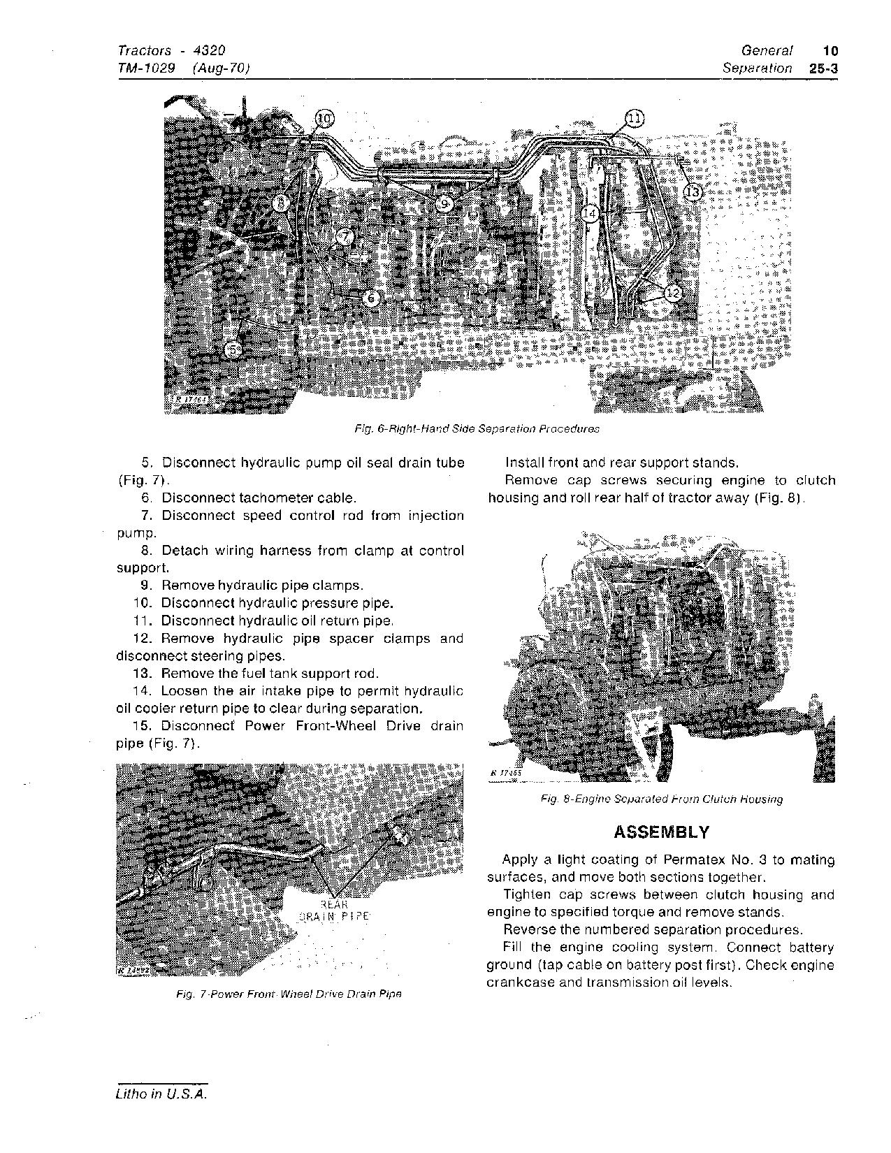John Deere 4320 Row Crop Tractors Technical Manual TM1029 (2)