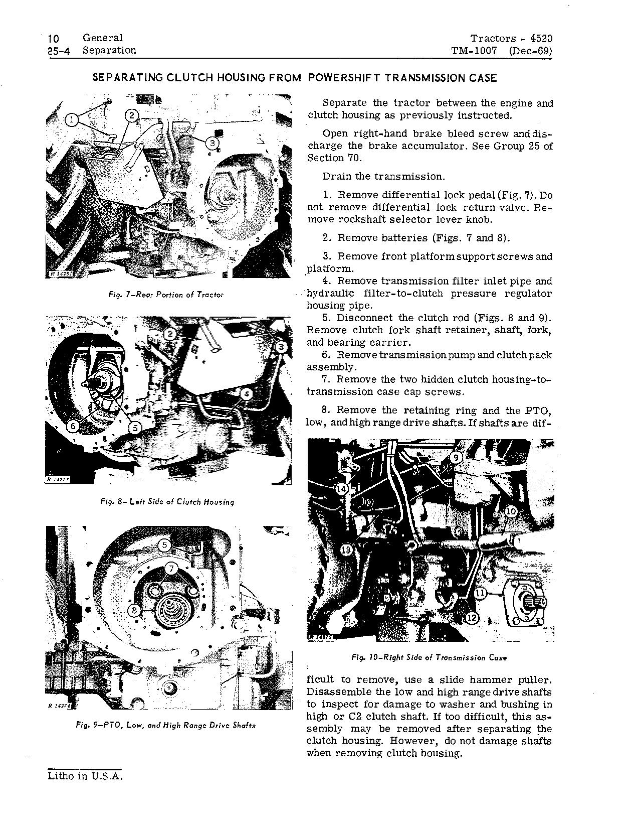 John Deere 4520 Row Crop Tractors Technical Manual TM1007 (2)