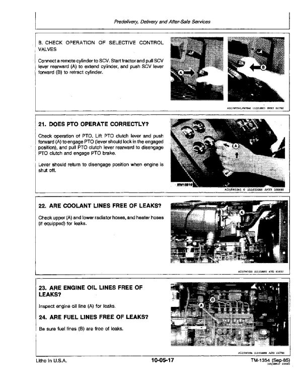 John Deere 4650 4850 Tractors Repair Manual TM1354 (2)
