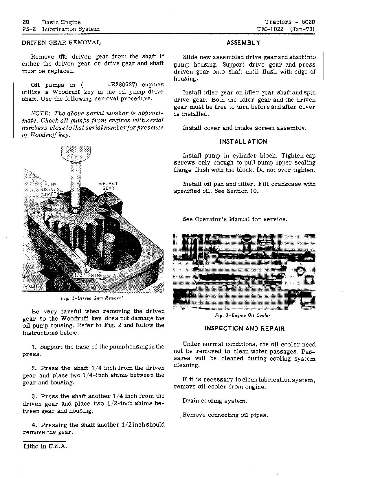 John Deere 5020 Row Crop Tractors Technical Manual TM1022 (3)