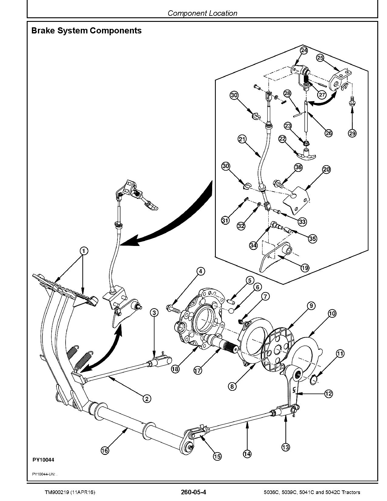 John Deere 5036C 5039C 5041C 5042C Tractors Indian Repair Manual TM900219 (4)