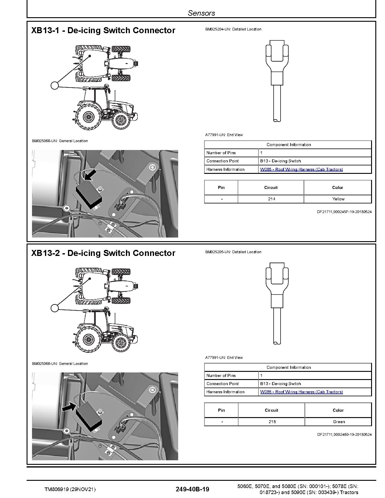 John Deere 5060E 5070E 5078E 5080E 5090E Tractors South America Diagnostic Manual TM806919 (2)