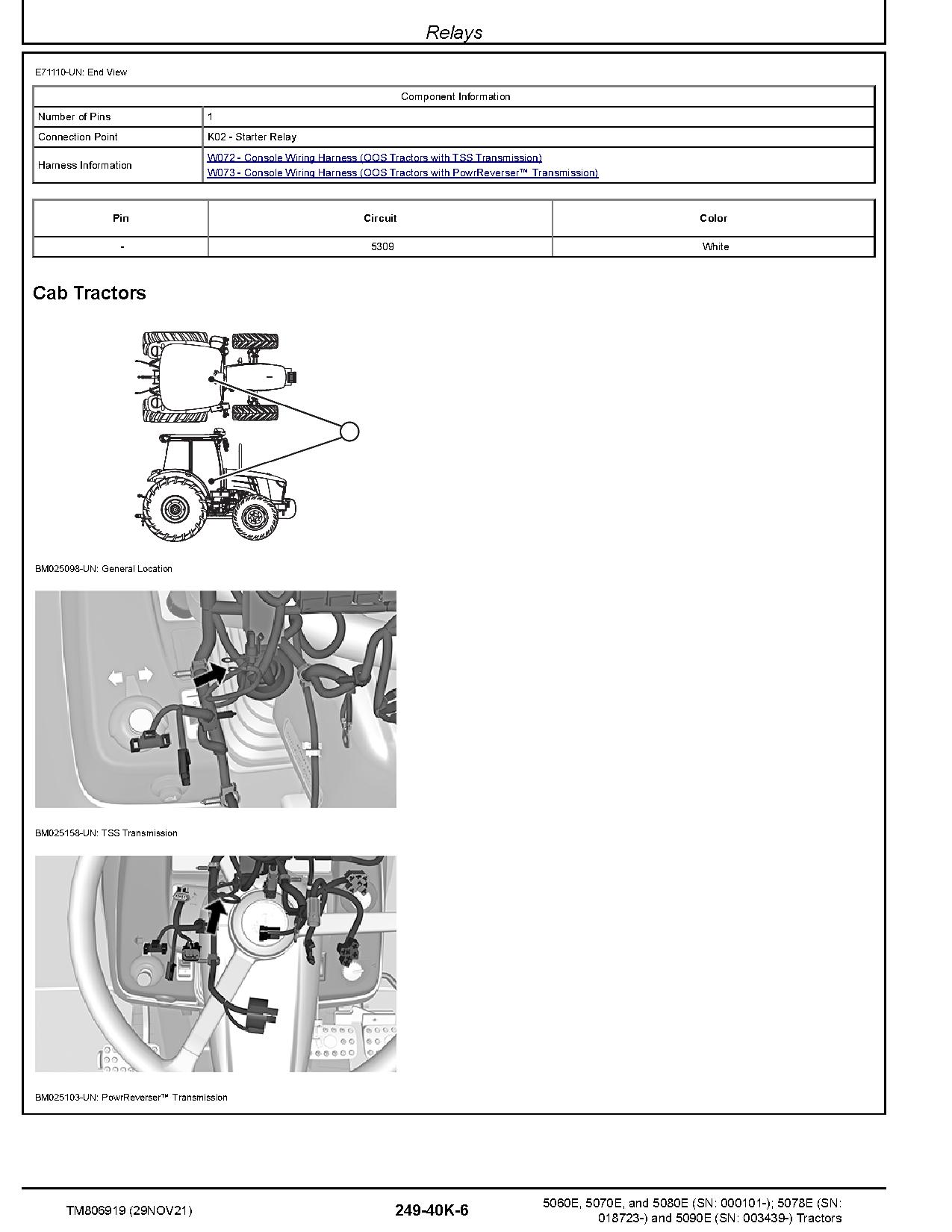 John Deere 5060E 5070E 5078E 5080E 5090E Tractors South America Diagnostic Manual TM806919 (3)