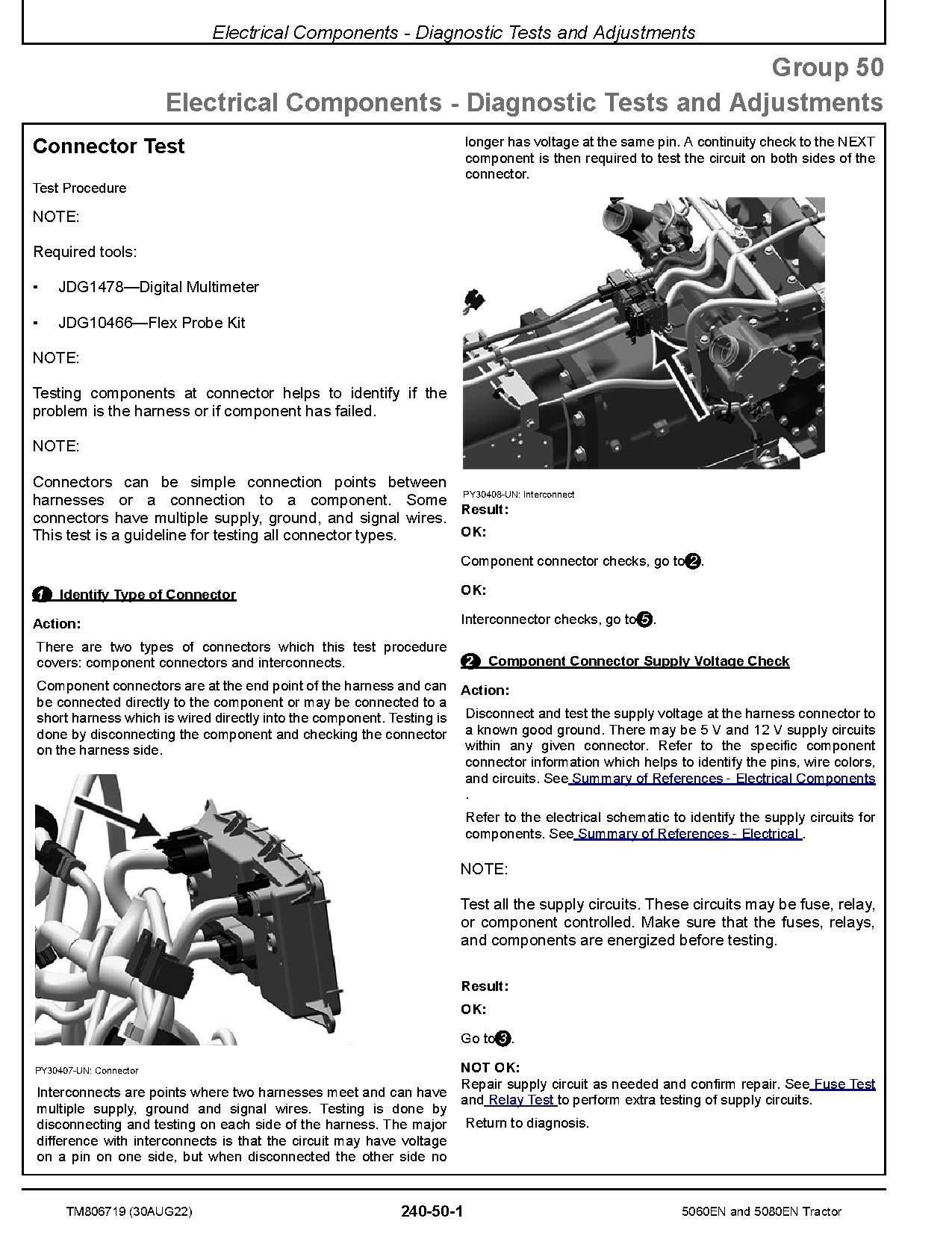 John Deere 5060EN 5080EN Tractors South America Diagnostic Manual TM806719 (2)