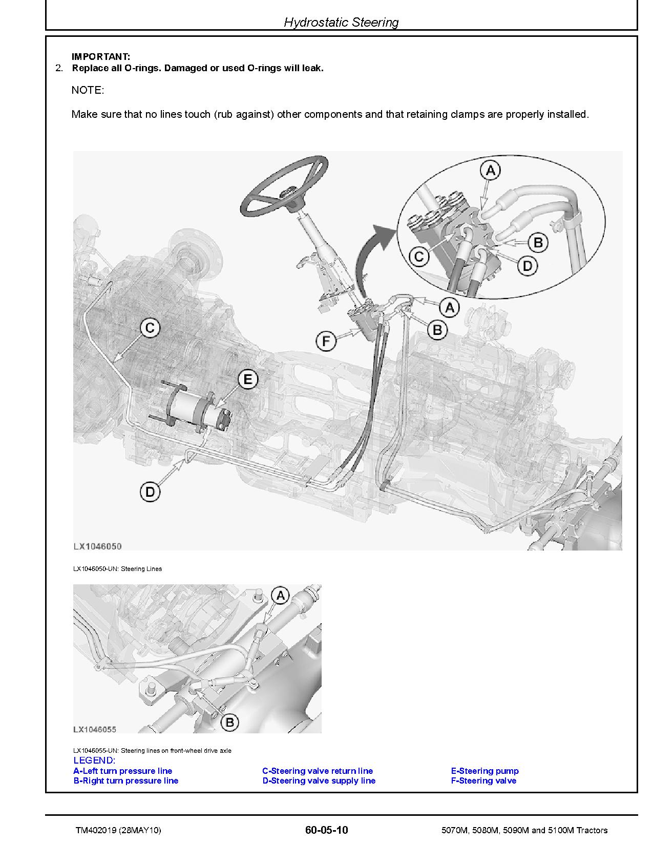 John Deere 5070M 5080M 5090M 5100M Tractors European Repair Manual TM402019 (3)