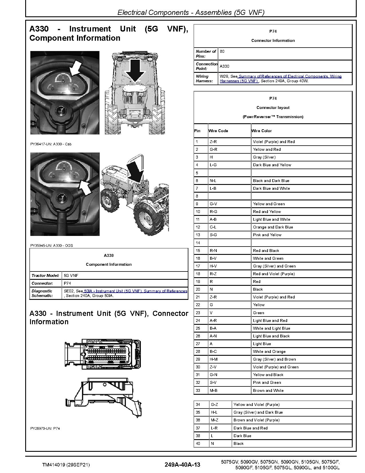 John Deere 5075GF 5075GL 5075GN 5075GV 5090GF 5090GL 5090GN 5090GV 5100GL 5105GF 5105GN Tractors Europe Diagnostic Manual TM414019 (3)