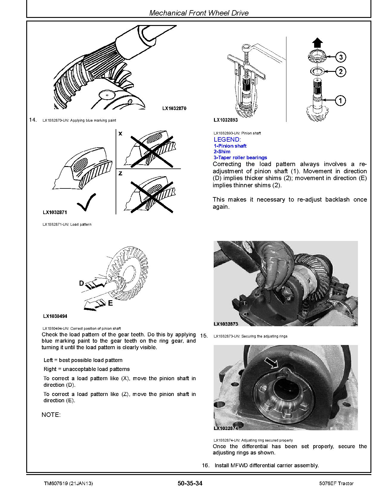 John Deere 5076EF Tractors Repair Manual TM607619 (4)