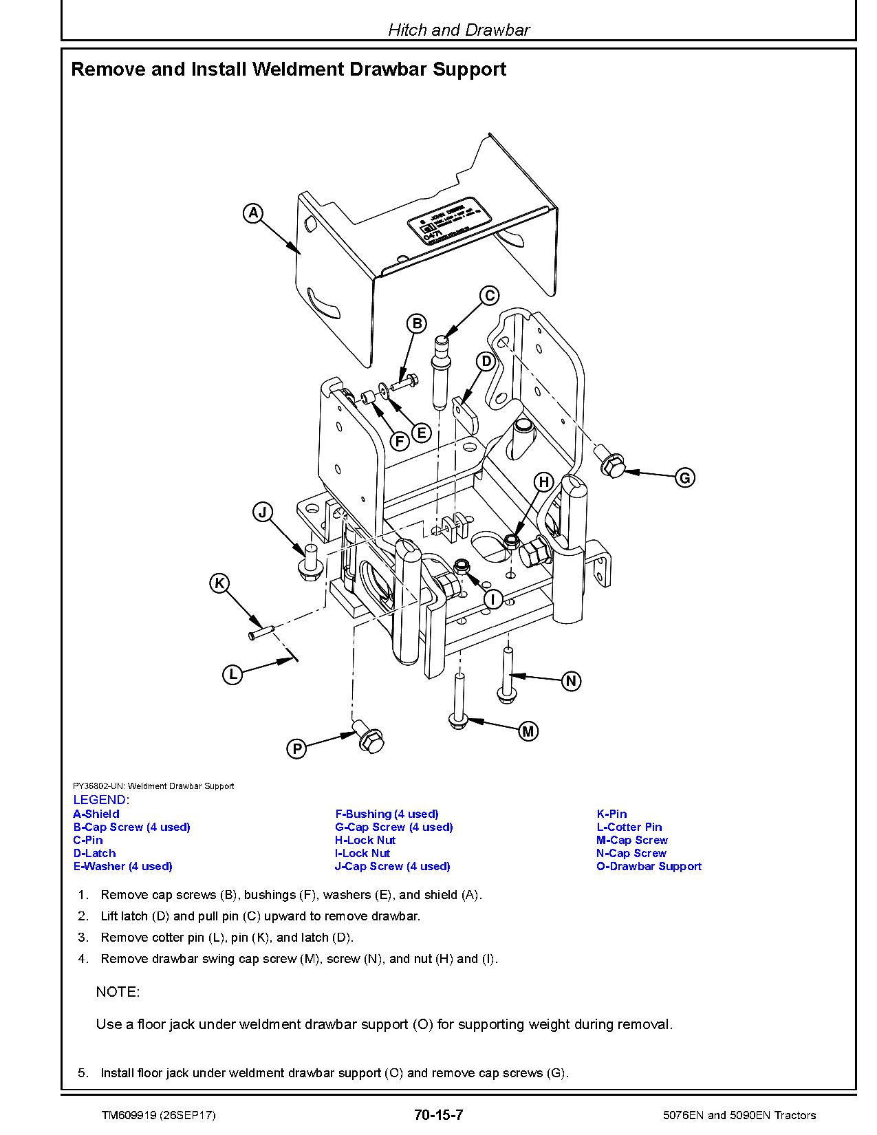John Deere 5076EN 5090EN Tractors Repair Manual TM609919 (3)