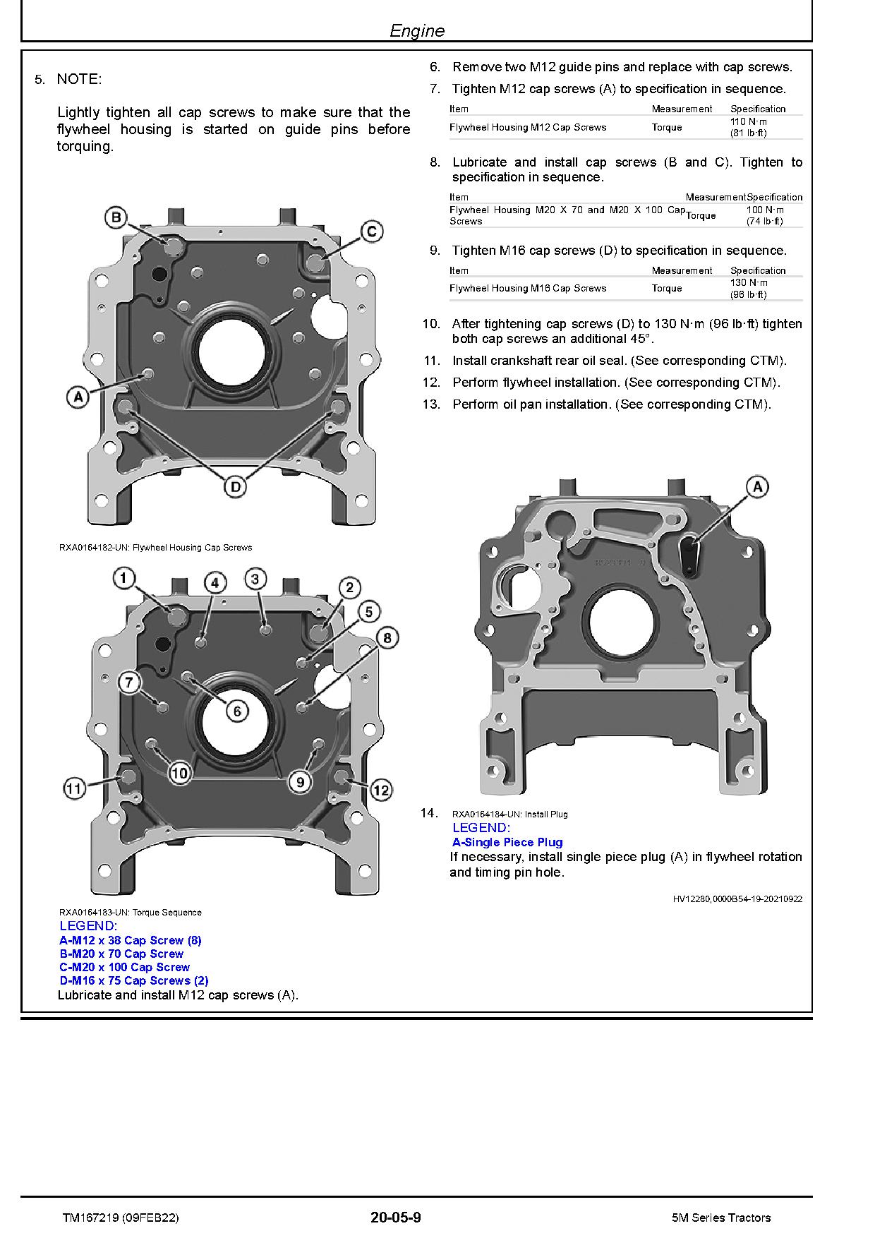 John Deere 5090M 5100M 5115M 5125M Tractors Repair Manual TM167219 (2)
