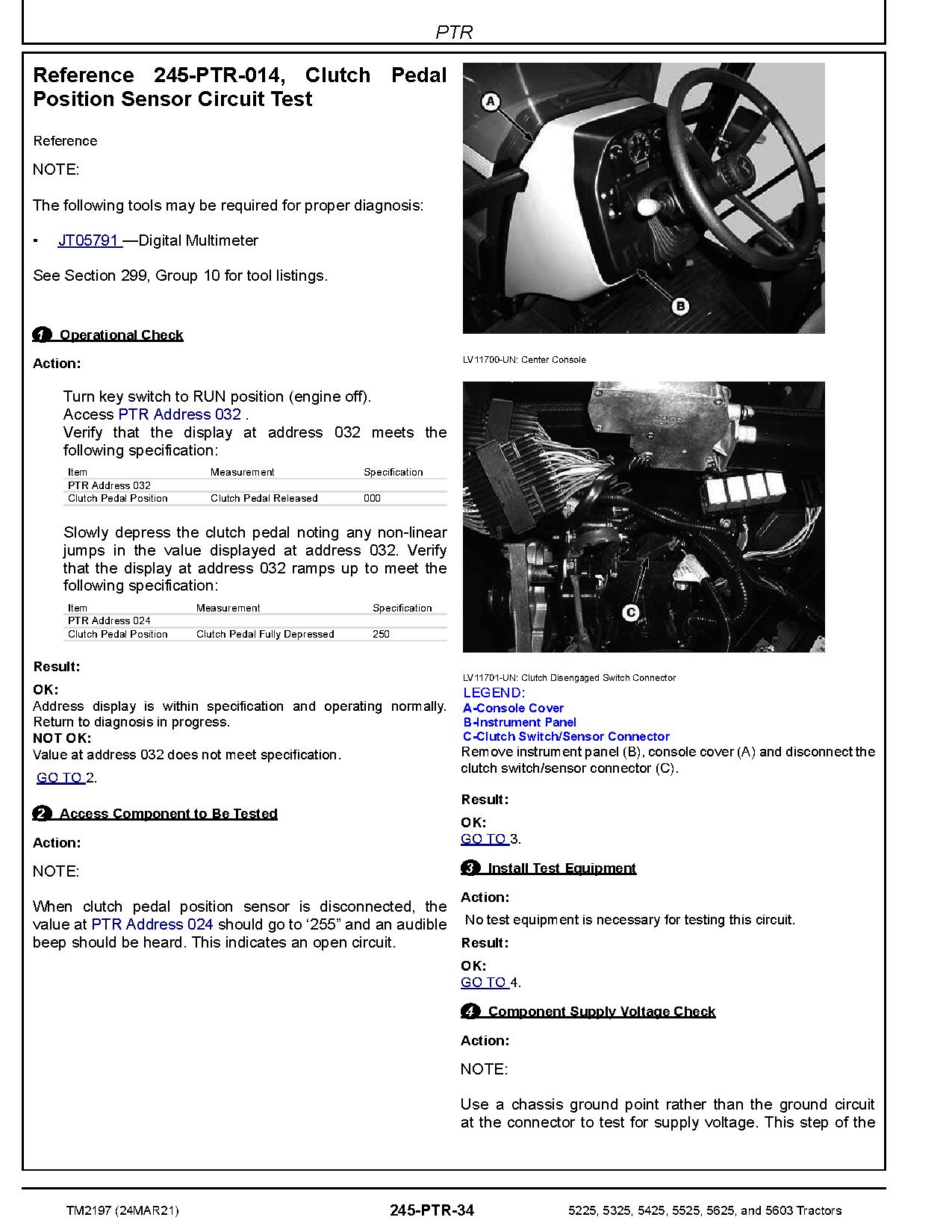 John Deere 5225 5325 5425 5525 5603 5625 Tractors Diagnostic Manual TM2197 (2)