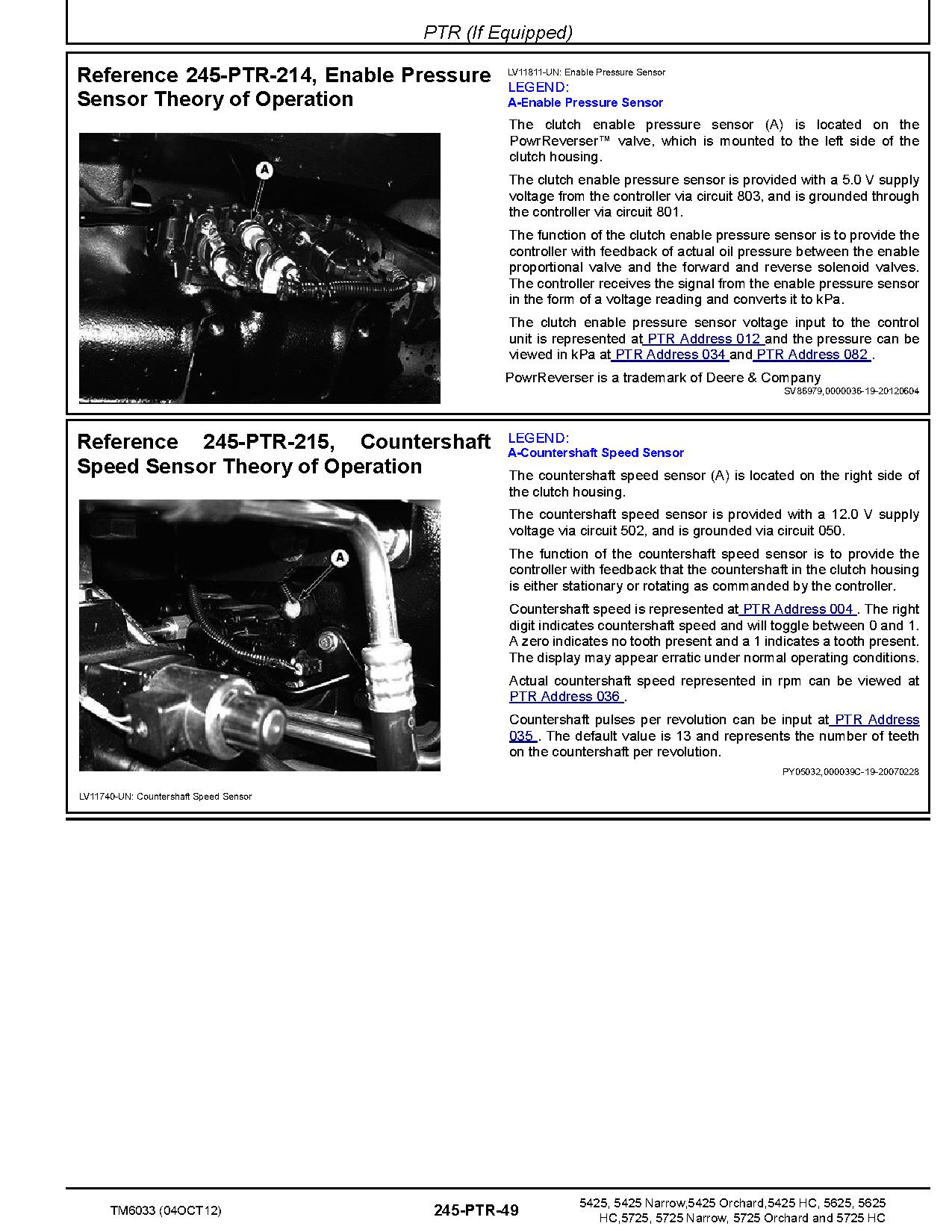 John Deere 5425 5625 5725 Tractors Operation Test Manual TM6033 (2)