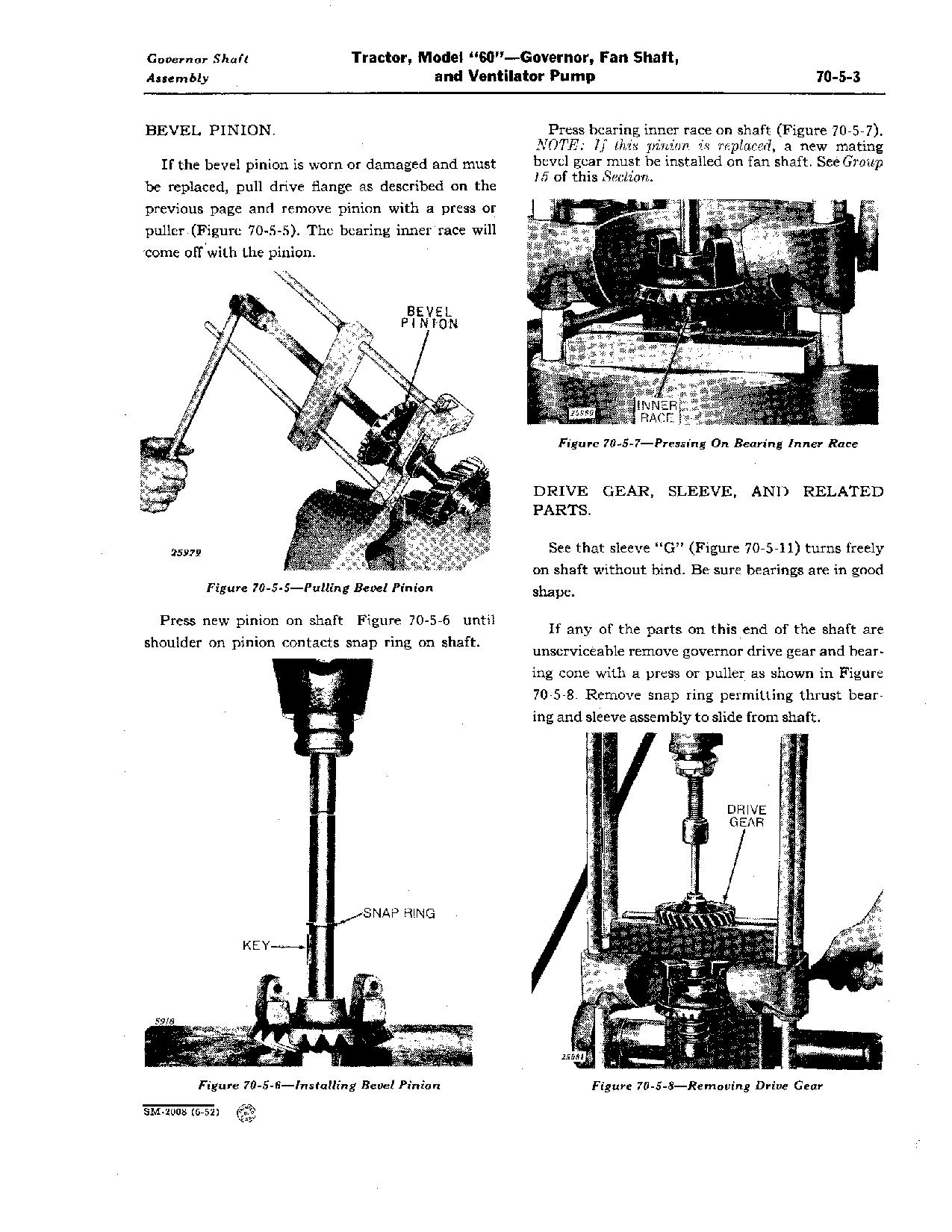 John Deere 60 620 630 Tractors Service Manual SM2008 (4)