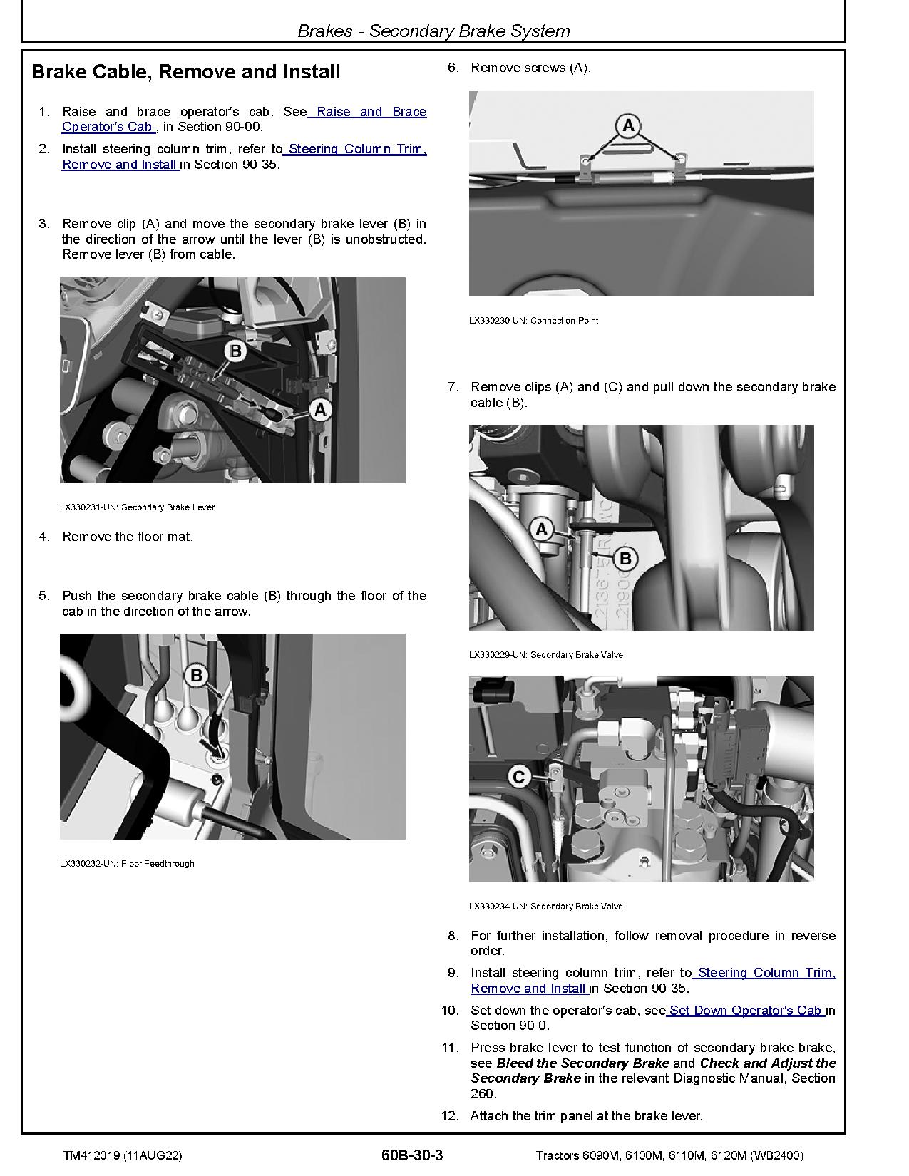 John Deere 6090M 6100M 6110M 6120M WB2400 Tractors Repair Manual TM412019 (3)