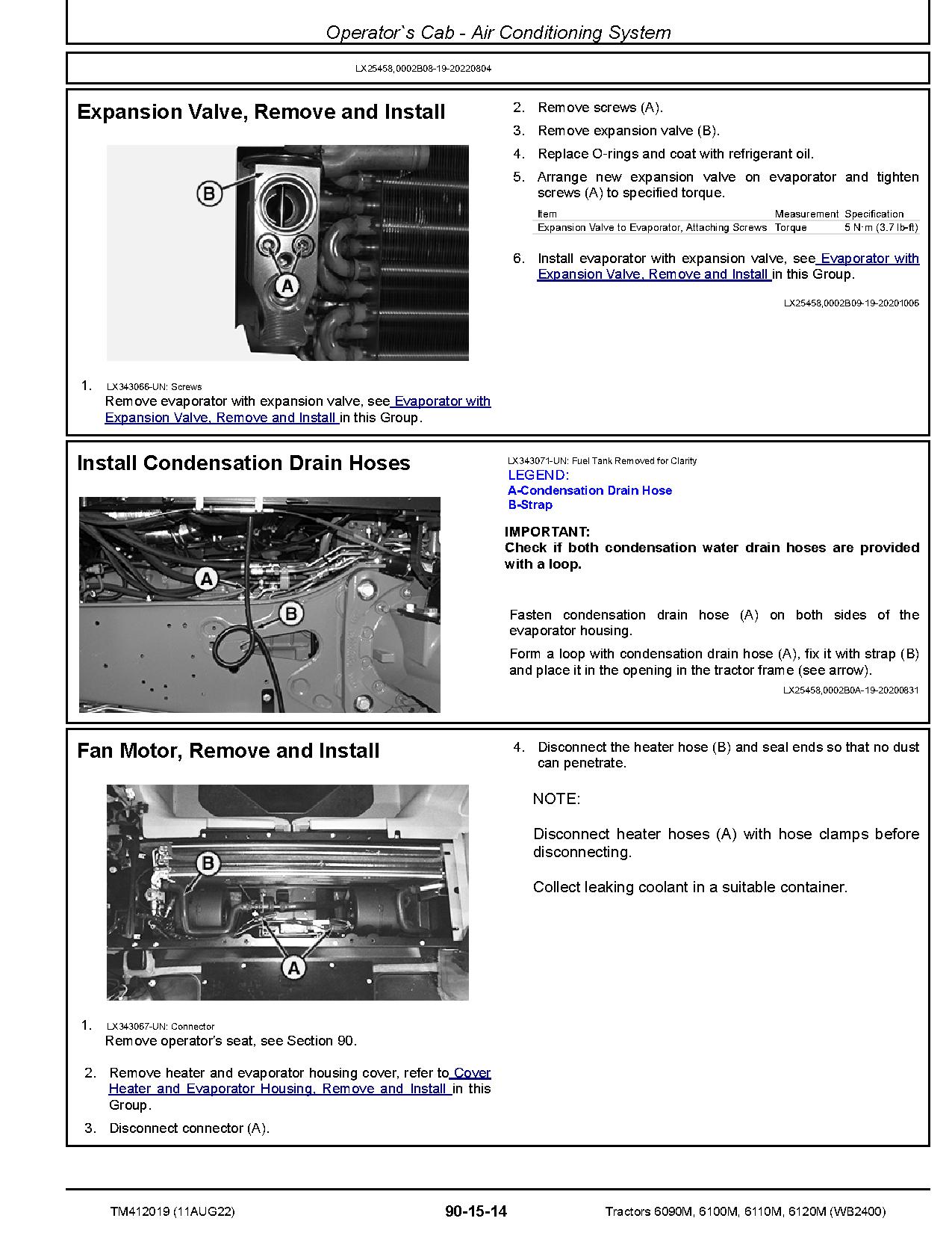 John Deere 6090M 6100M 6110M 6120M WB2400 Tractors Repair Manual TM412019 (4)