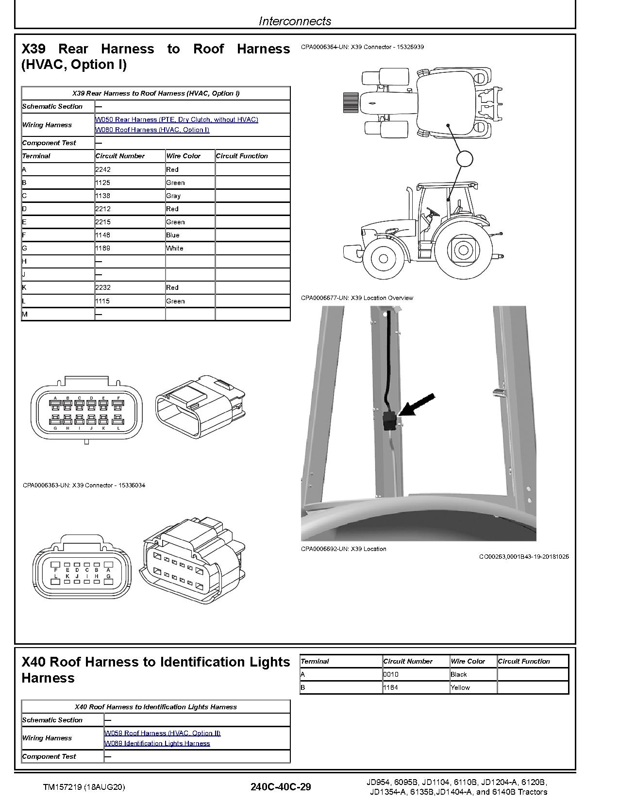 John Deere 6095B 6110B 6120B 6135B 6140B JD1104 JD1204 A JD1354 A JD1404 A JD954 Tractors Europe Asia Africa Diagnostic Manual TM157219 (3)