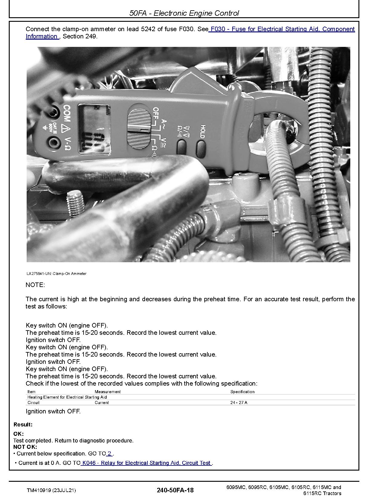 John Deere 6095MC 6095RC 6105MC 6105RC 6115MC 6115RC Tractors Diagnostic Manual TM410919 (2)