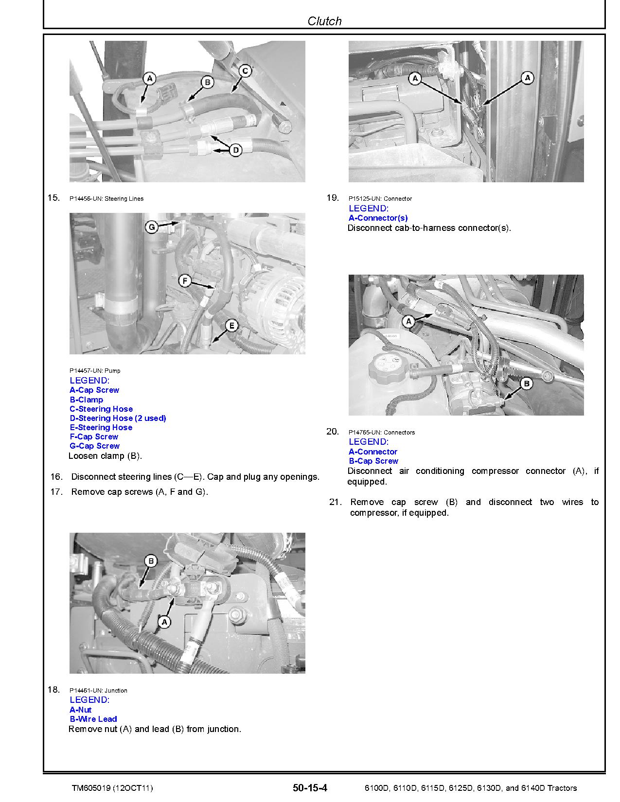 John Deere 6100D 6110D 6115D 6125D 6130D 6140D Tractors Repair Manual TM605019 (3)