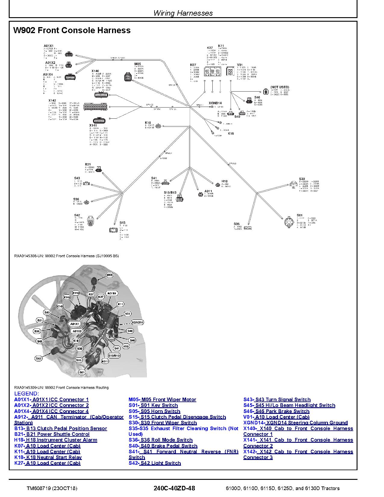 John Deere 6100D 6110D 6115D 6125D 6130D Tractors Diagnostic Manual TM608719 (3)