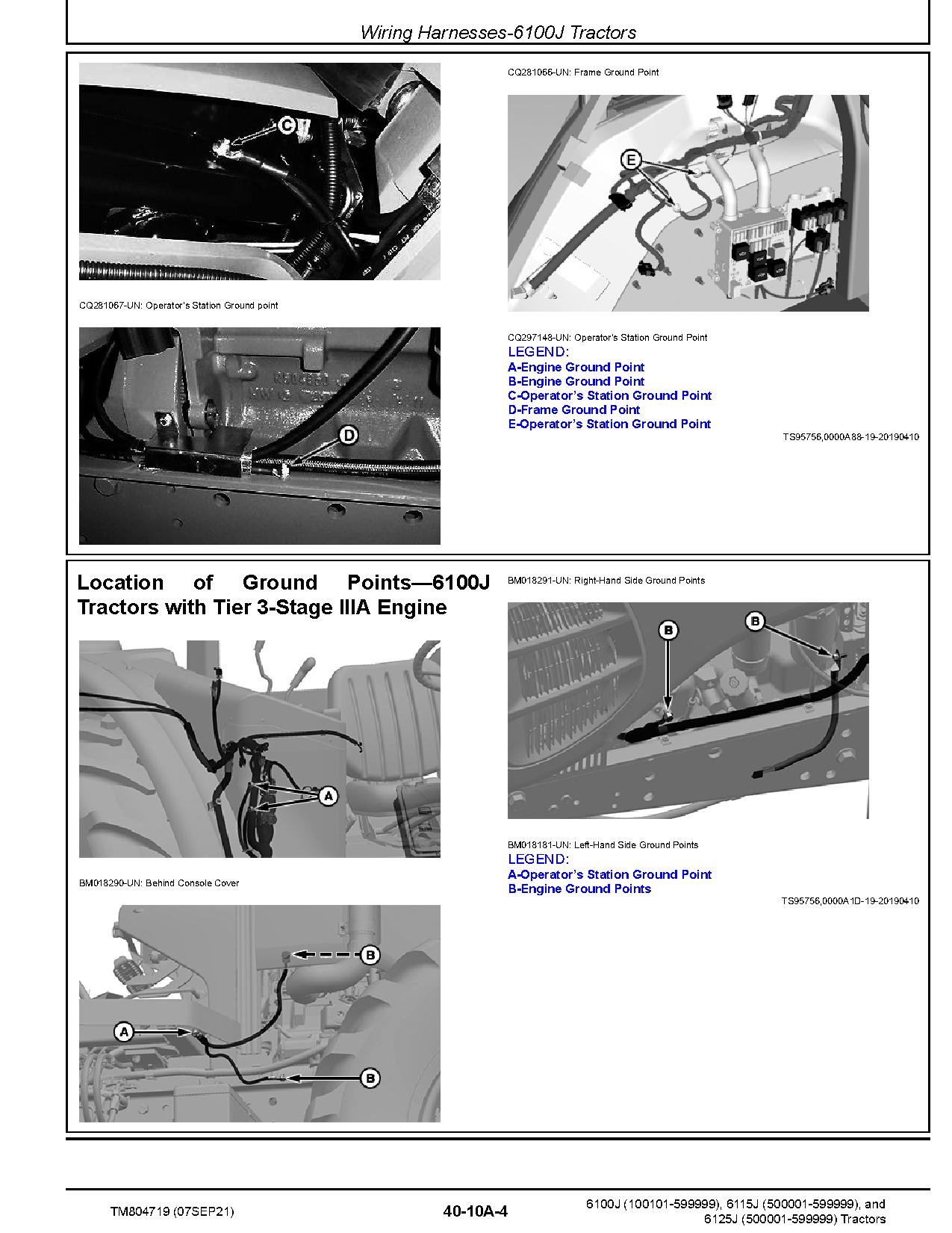 John Deere 6100J 6115J 6125J Tractors Repair Manual TM804719 (2)