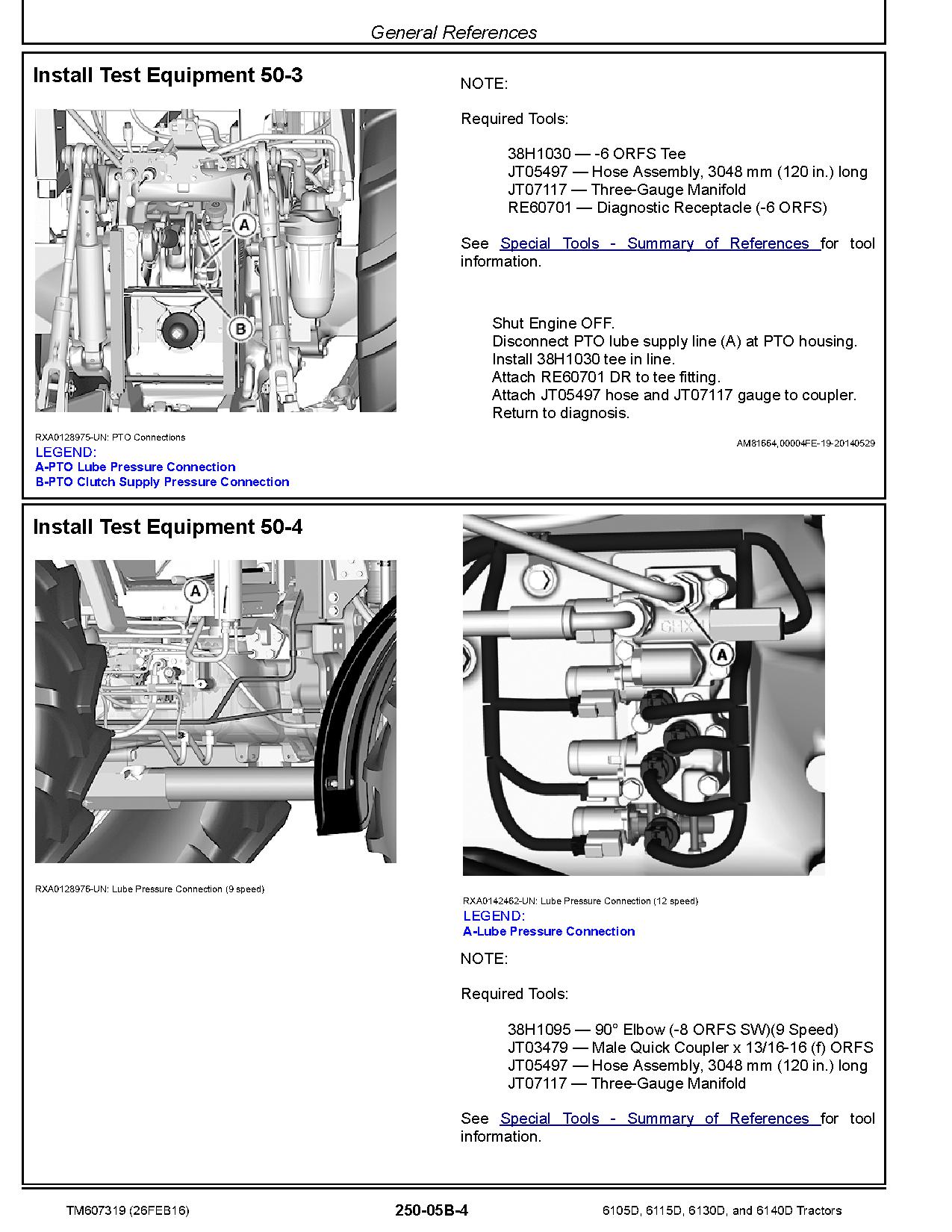 John Deere 6105D 6115D 6130D 6140D iT4 S3B Tractors North America Diagnostic Manual TM607319 (3)
