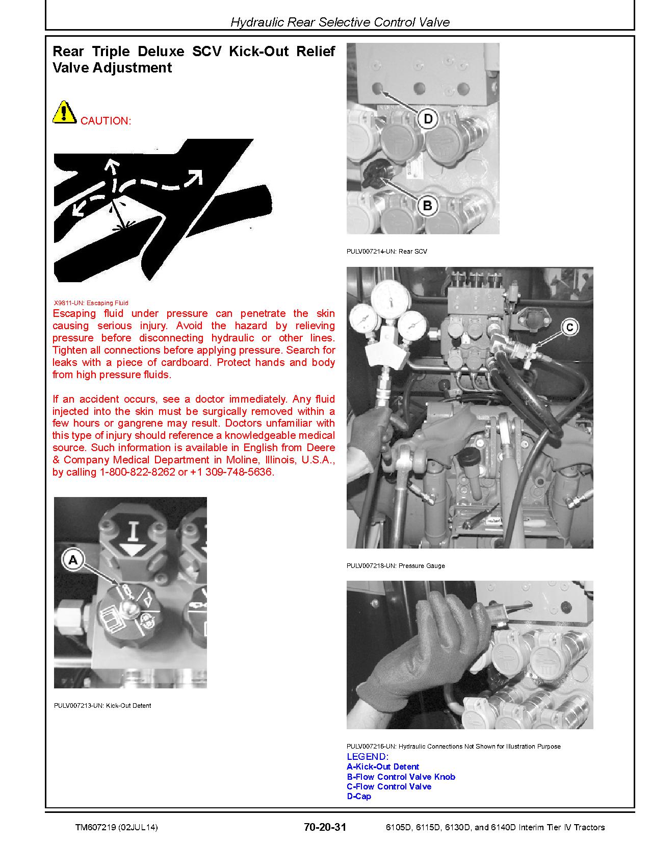 John Deere 6105D 6115D 6130D 6140D iT4 Tractors North America Repair Manual TM607219 (4)