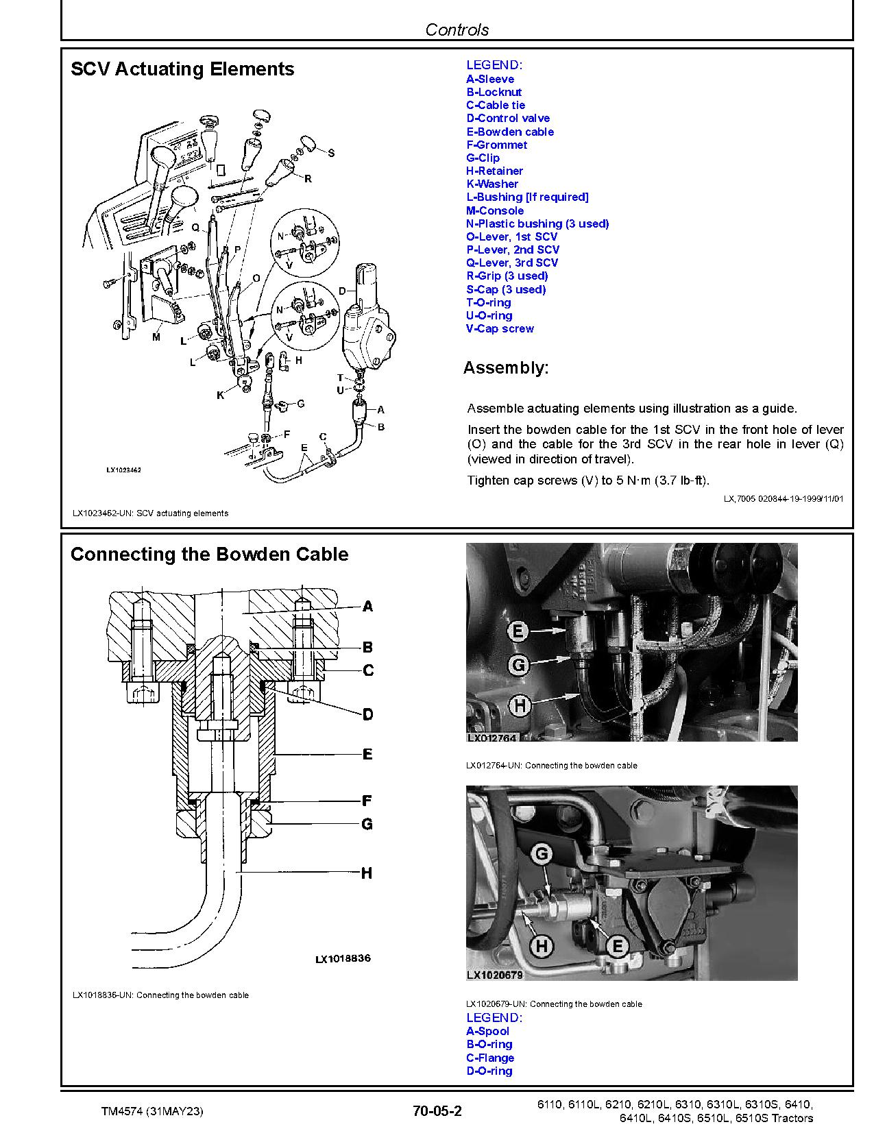 John Deere 6110 6110L 6210 6210L 6310 6310L 6310S 6410 6410L 6410S 6510L 6510S Tractors North American Repair Manual TM4574 (4)