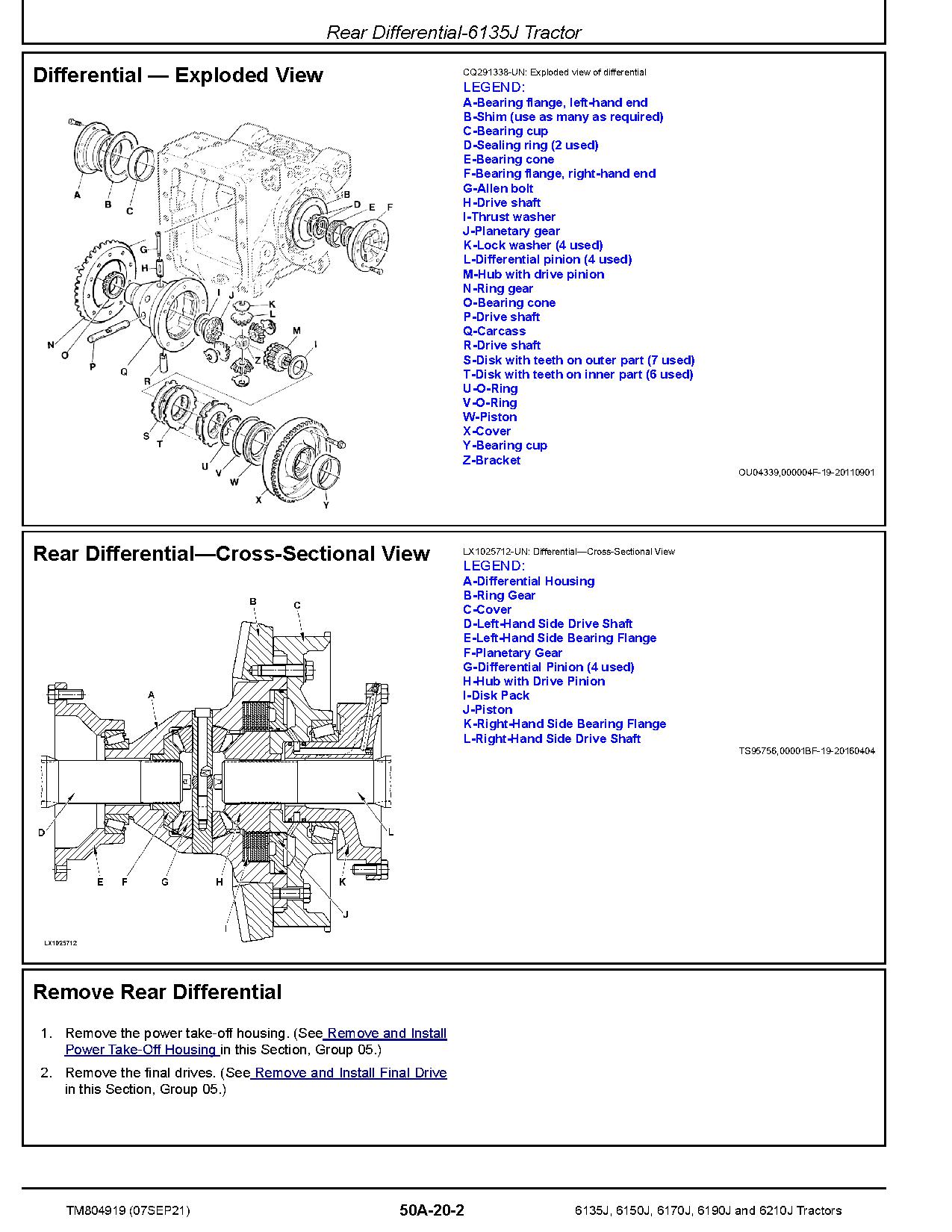 John Deere 6135J 6150J 6170J 6190J 6210J Tractors Repair Manual TM804919 (3)