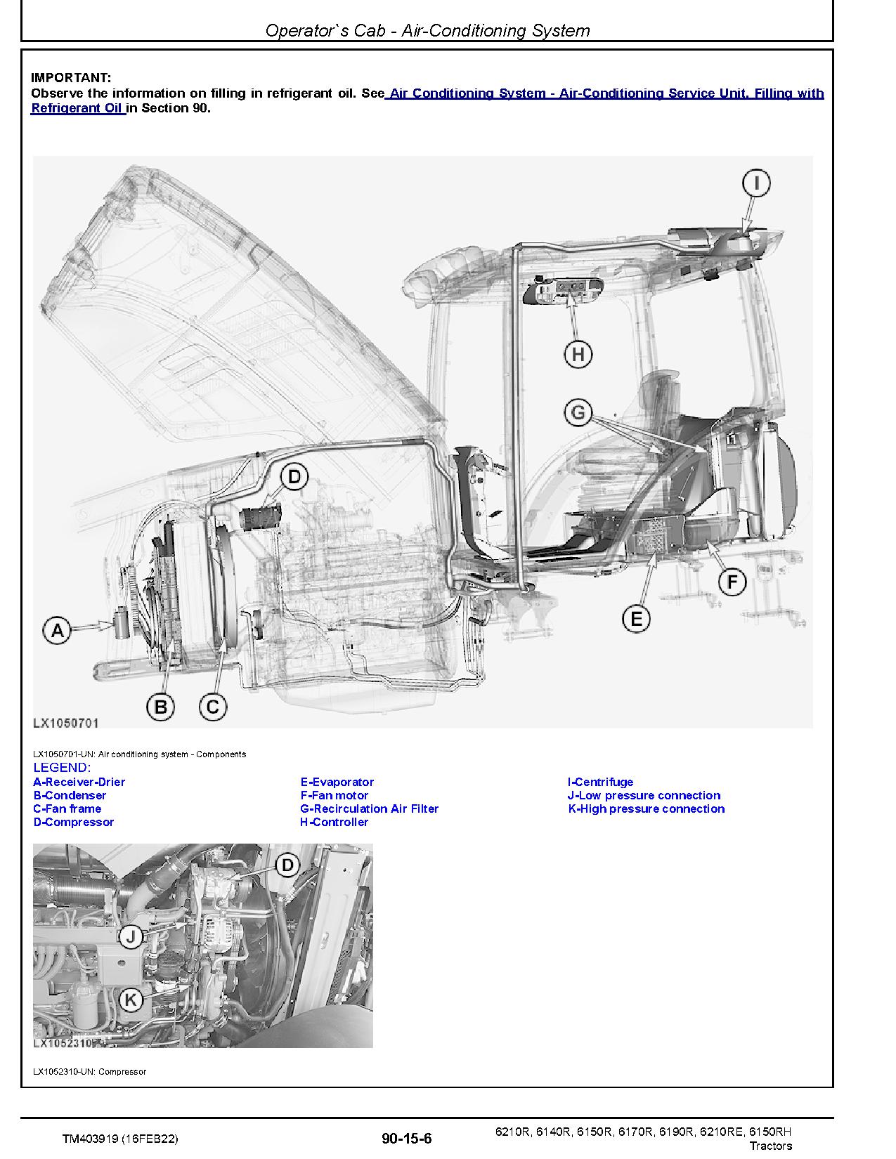John Deere 6140R 6150R 6150RH 6170R 6190R 6210R 6210RE Tractors Repair Manual TM403919 (4)