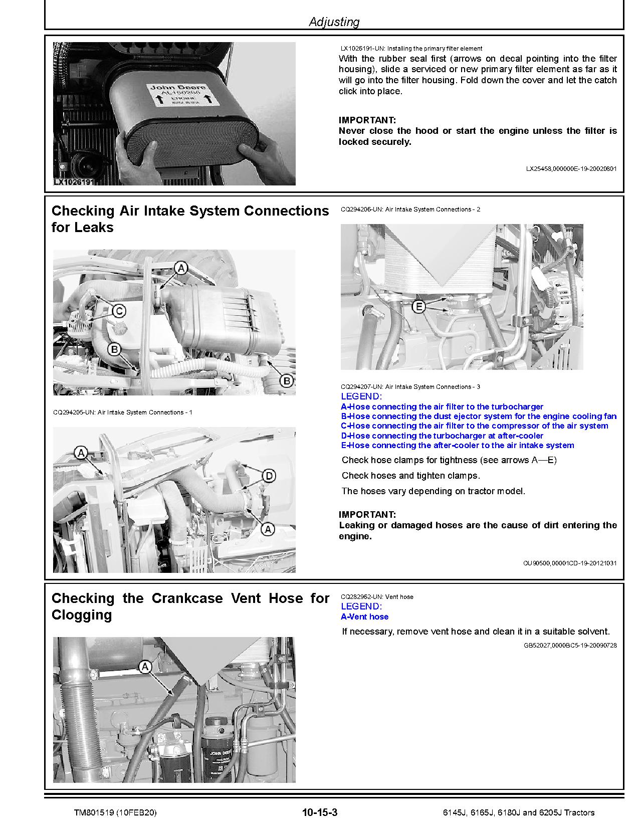 John Deere 6145J 6165J 6180J 6205J Tractors Repair Manual TM801519 (2)