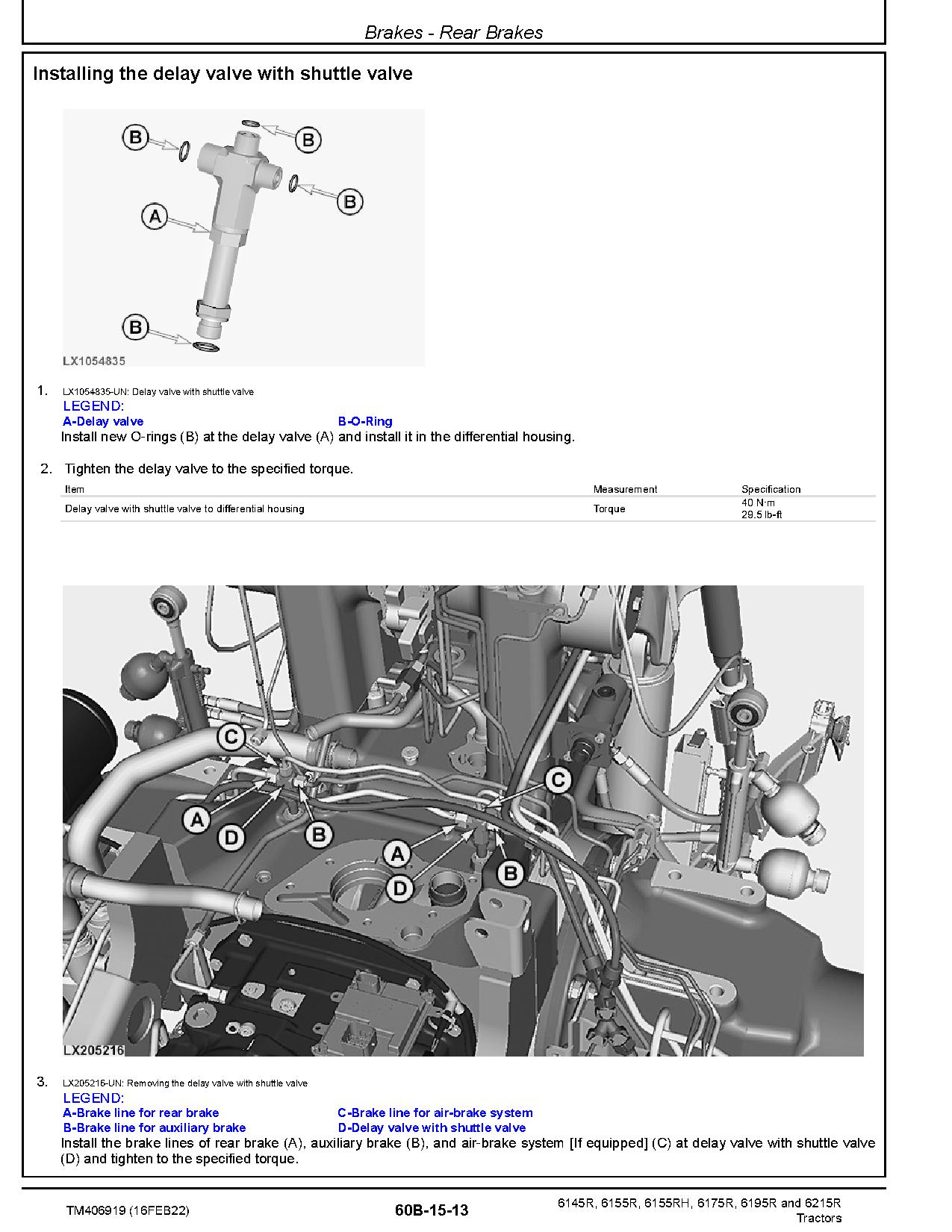 John Deere 6145R 6155R 6155RH 6175R 6195R 6215R Tractors Repair Manual TM406919 (3)