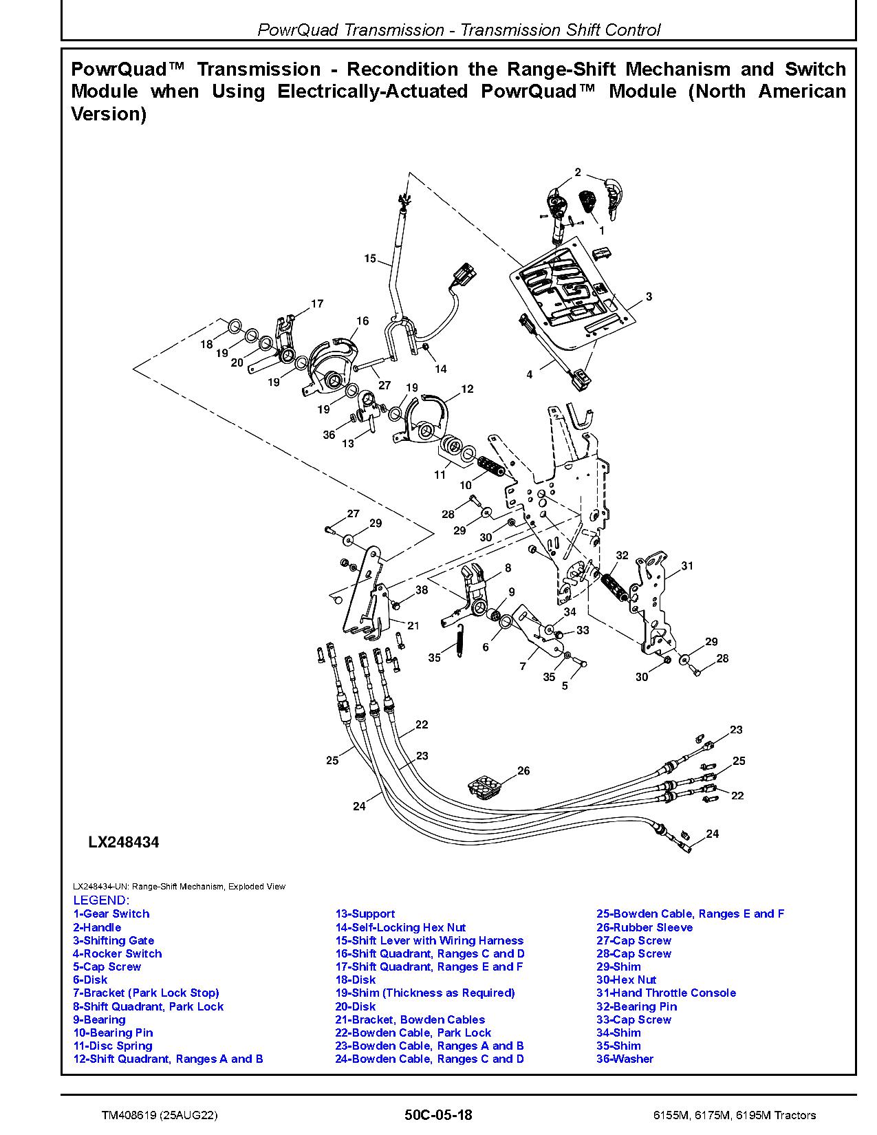 John Deere 6155M 6175M 6195M Tractors Repair Manual TM408619 (3)