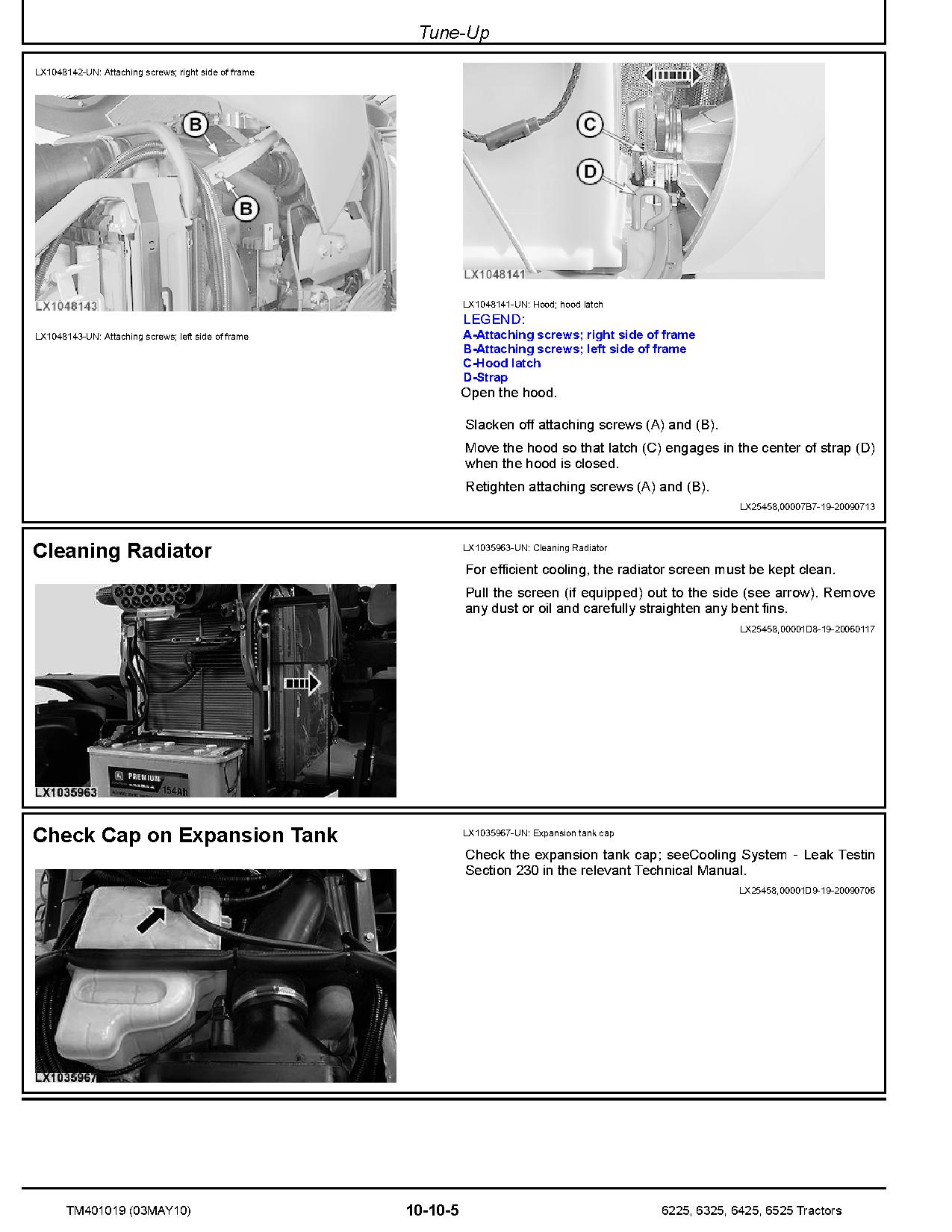 John Deere 6225 6325 6425 6525 Tractors European Repair Manual TM401019 (2)