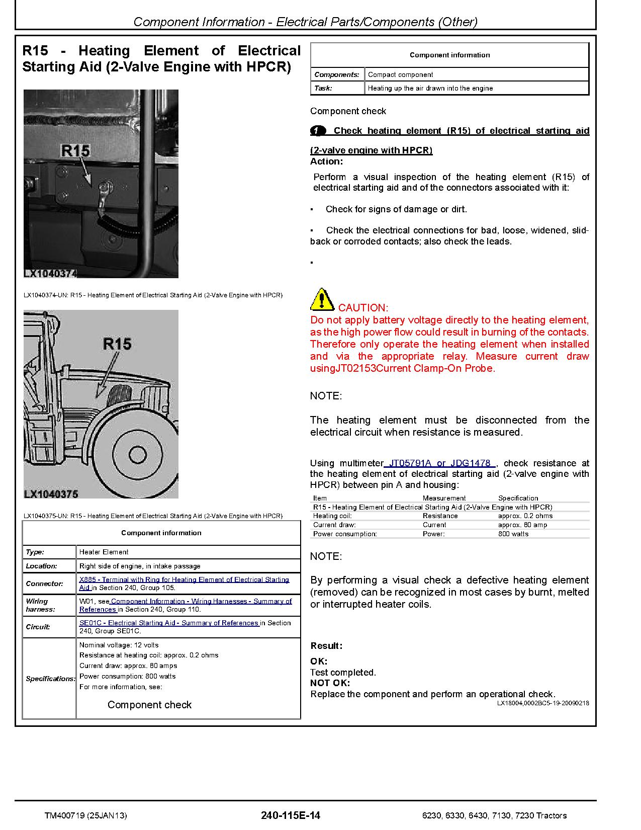John Deere 6230 6330 6430 7130 7230 Tractors North American Diagnostic Manual TM400719 (3)