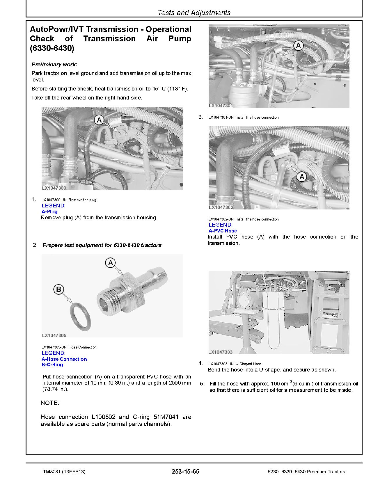 John Deere 6230 6330 6430 Premium Tractors North American Diagnostic Manual TM8081 (3)