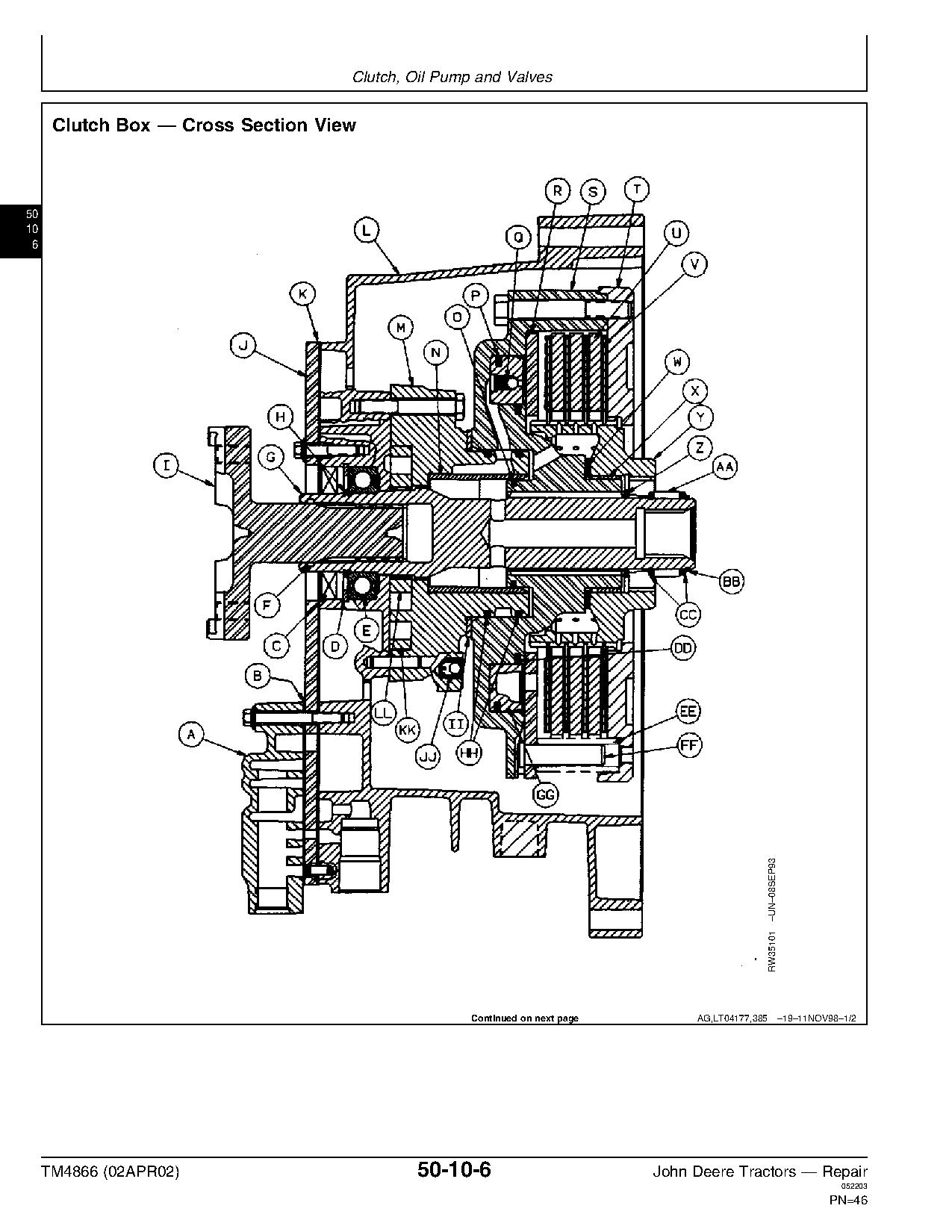 John Deere 6405 6605 Tractors Repair Manual TM4866 (3)
