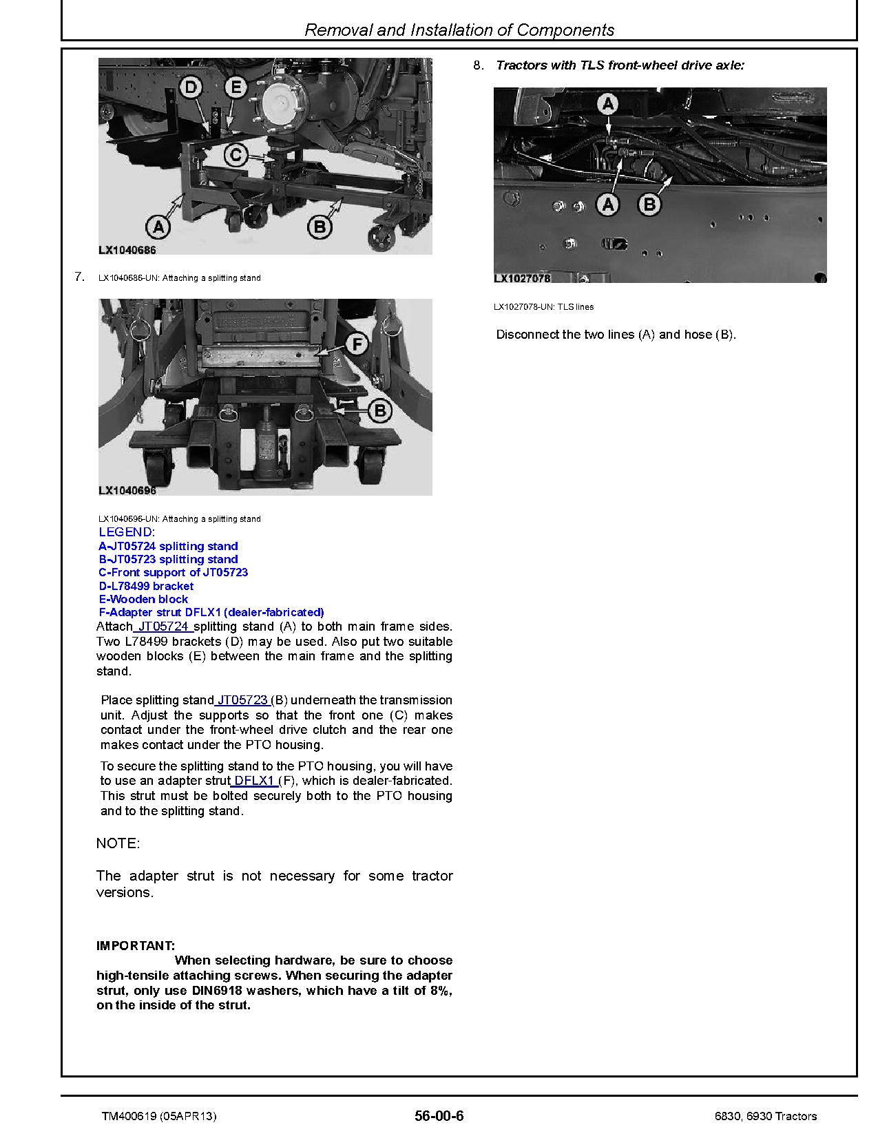 John Deere 6830 6930 Tractors European Repair Manual TM400619 (3)