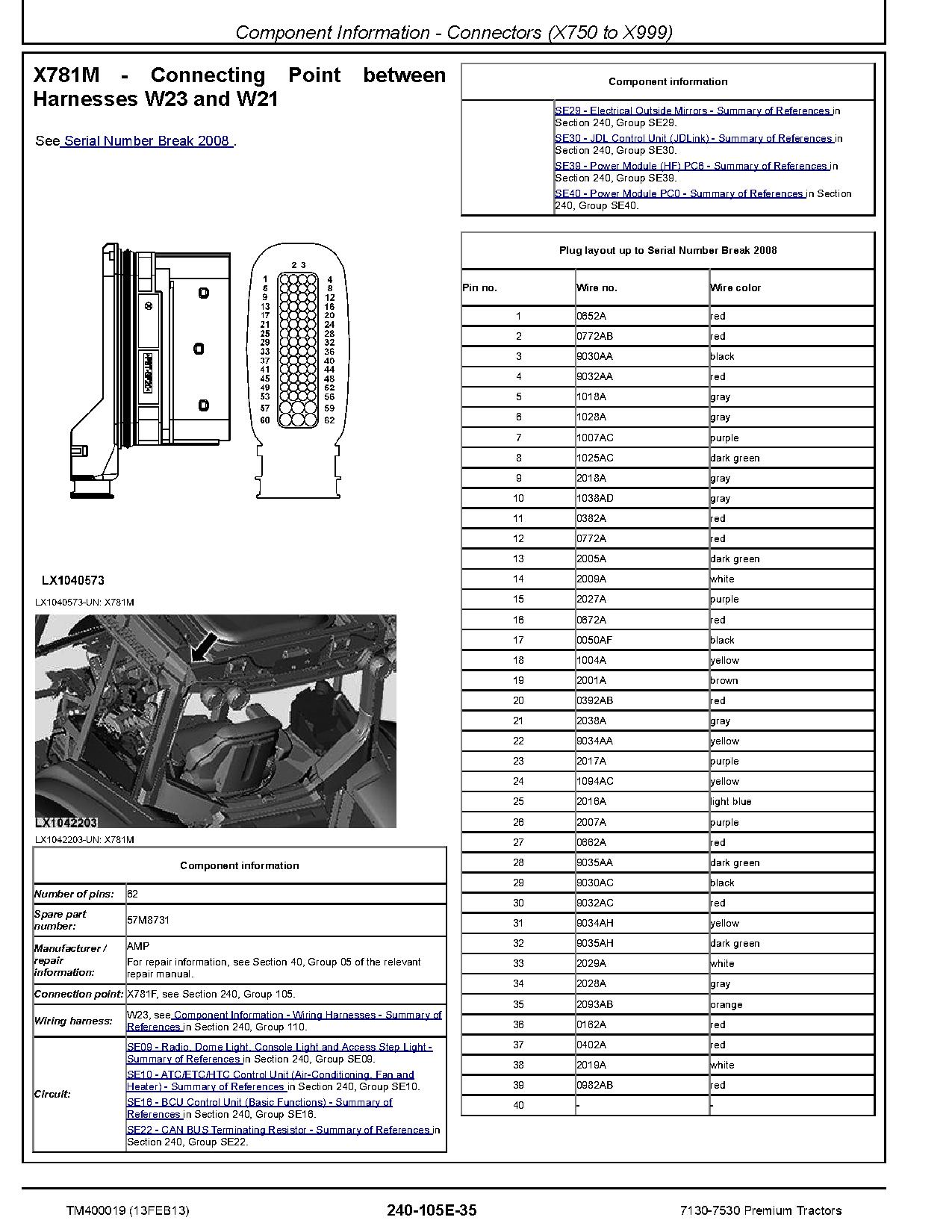 John Deere 7130 7230 7330 7430 7530 Premium Tractors North America Diagnostic Service Technical Manual TM400019 (3)