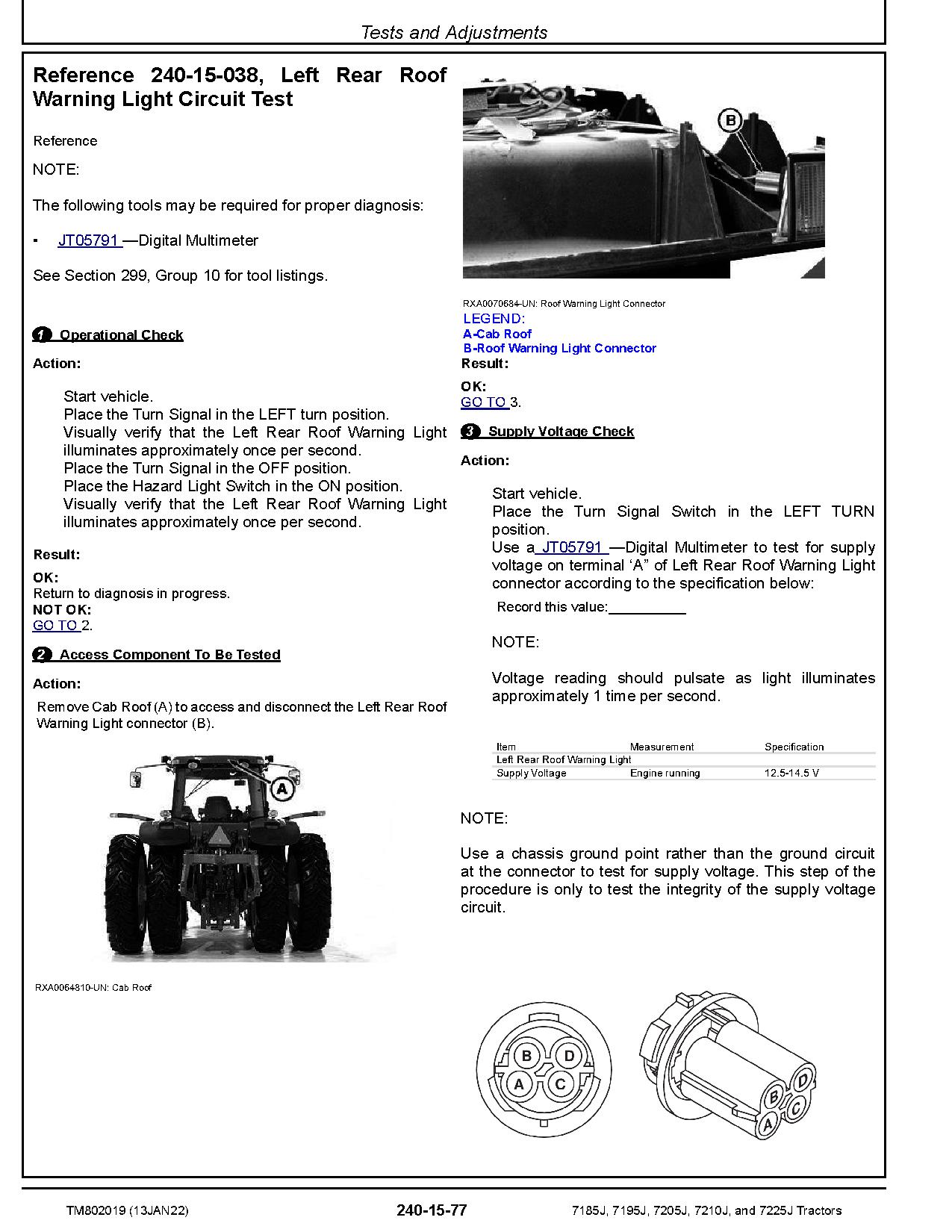 John Deere 7185J 7195J 7205J 7210J 7225J Tractors Diagnostic Manual TM802019 (2)