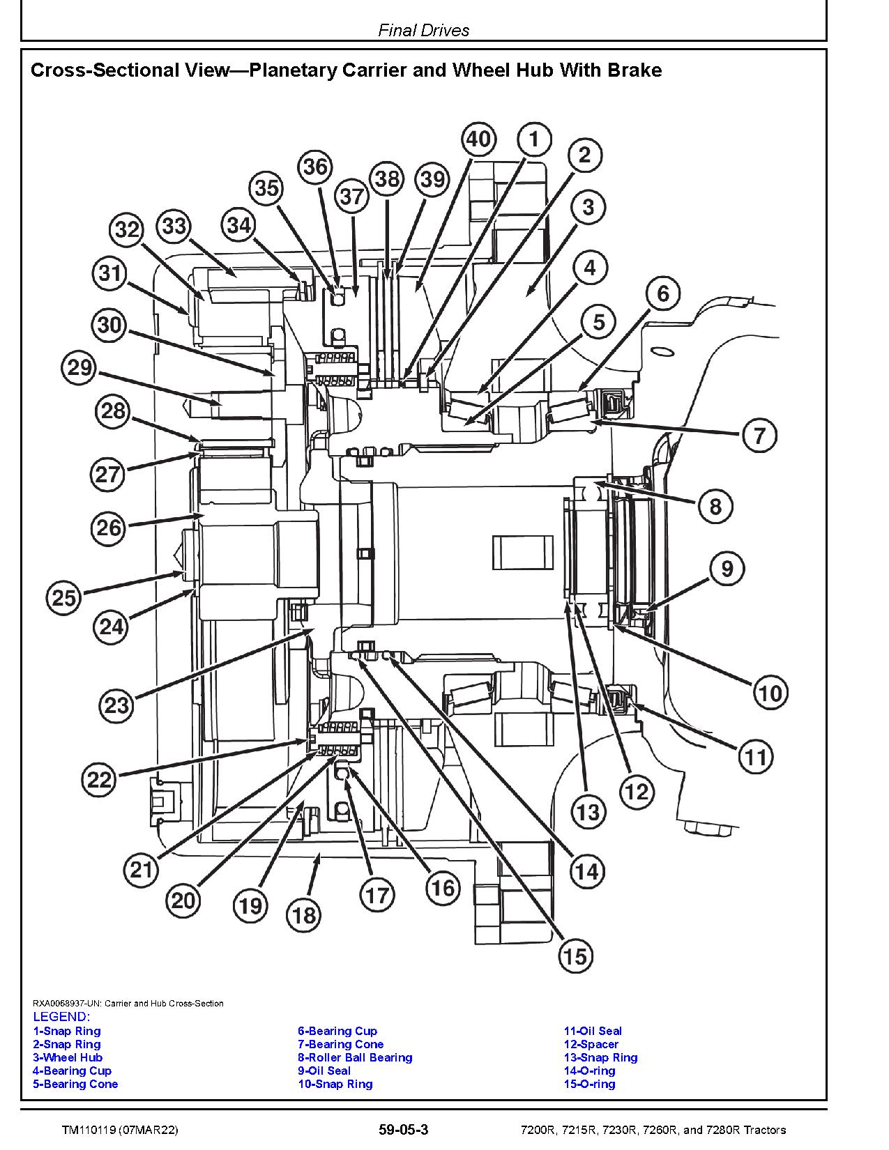 John Deere 7200R 7215R 7230R 7260R 7280R Tractors Repair Manual TM110119 (4)