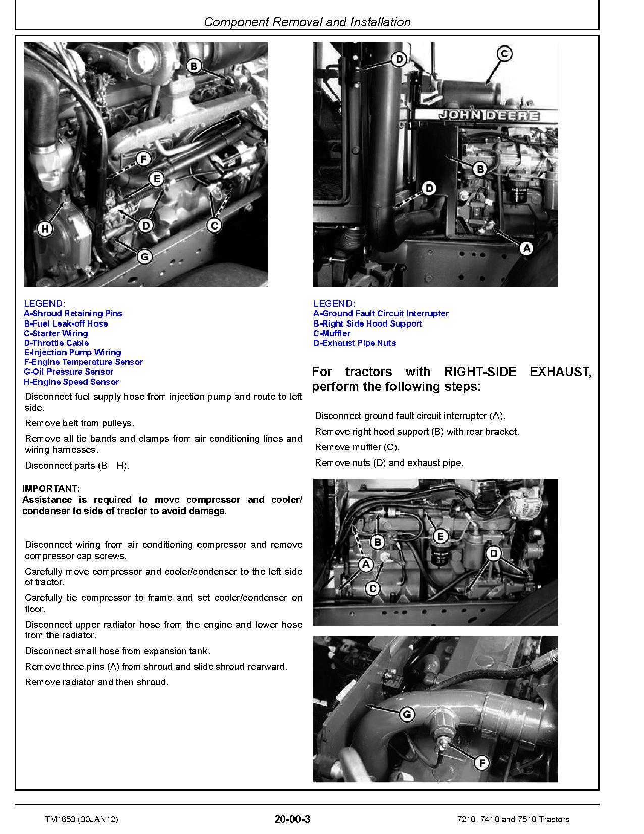 John Deere 7210 7410 7510 Tractors Repair Manual TM1653 (2)