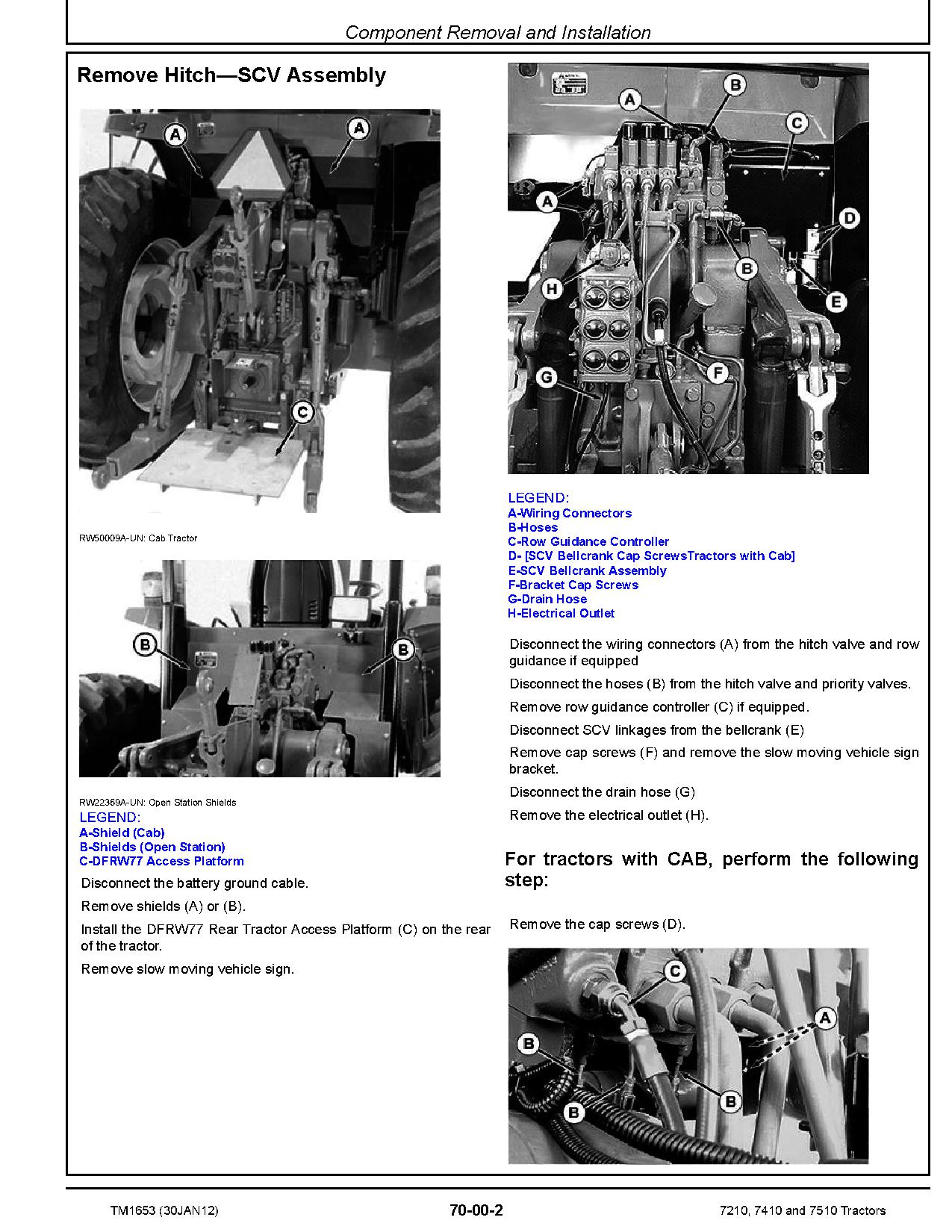 John Deere 7210 7410 7510 Tractors Repair Manual TM1653 (4)