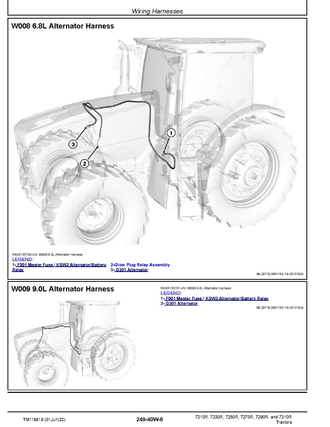 John Deere 7210R 7230R 7250R 7270R 7290R 7310R Tractors Diagnostic Manual TM118819 (3)