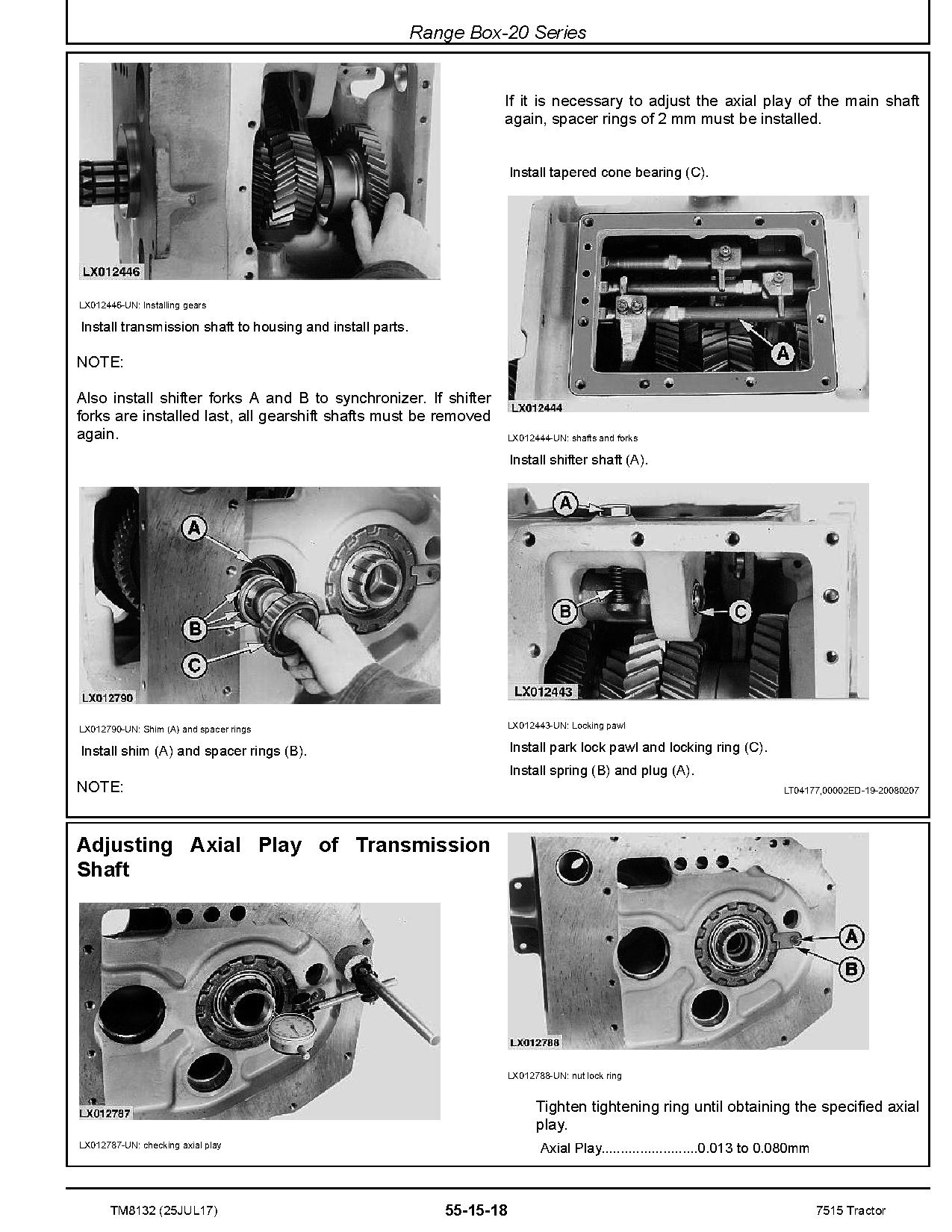 John Deere 7515 Tractors Repair Manual TM8132 (3)