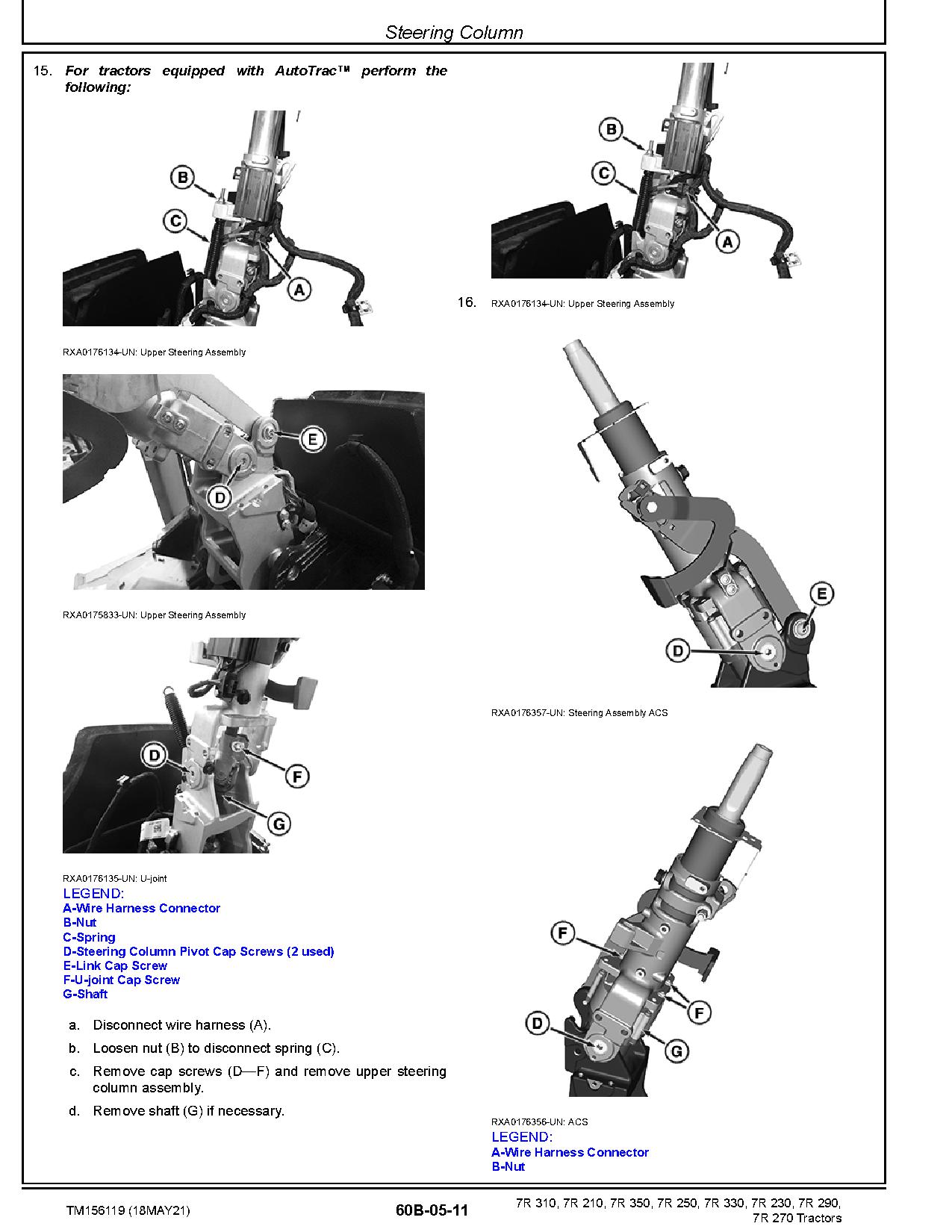 John Deere 77R 210 7R 230 7R 250 7R 270 7R 290 7R 310 7R 330 7R 350 Tractors Repair Manual TM156119 (4)
